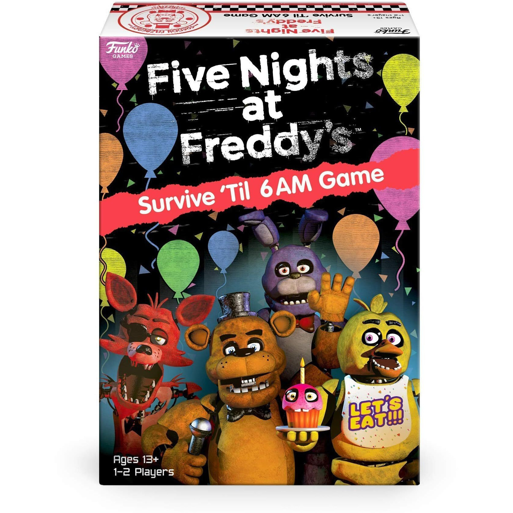 Funko Five Nights At Freddy 's - Survive  'Til 6Am Game, 2 Players