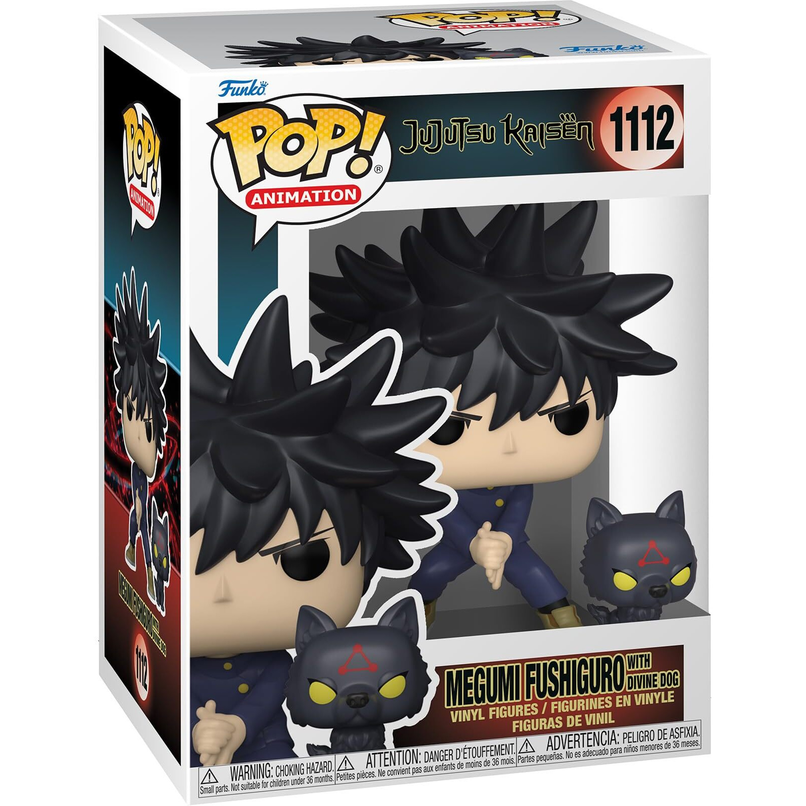 Funko Pop & Buddy Jujutsu Kaisen - Megumi With Dogs, Multicolor, 61360