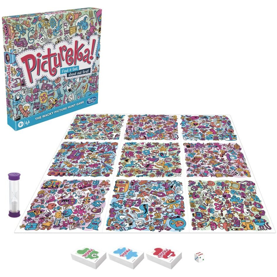 Hasbro Gaming Pictureka Game, Picture Game, Board Game For Children, Fun Family Board Games, Board Games For 6-Year-Olds And Up