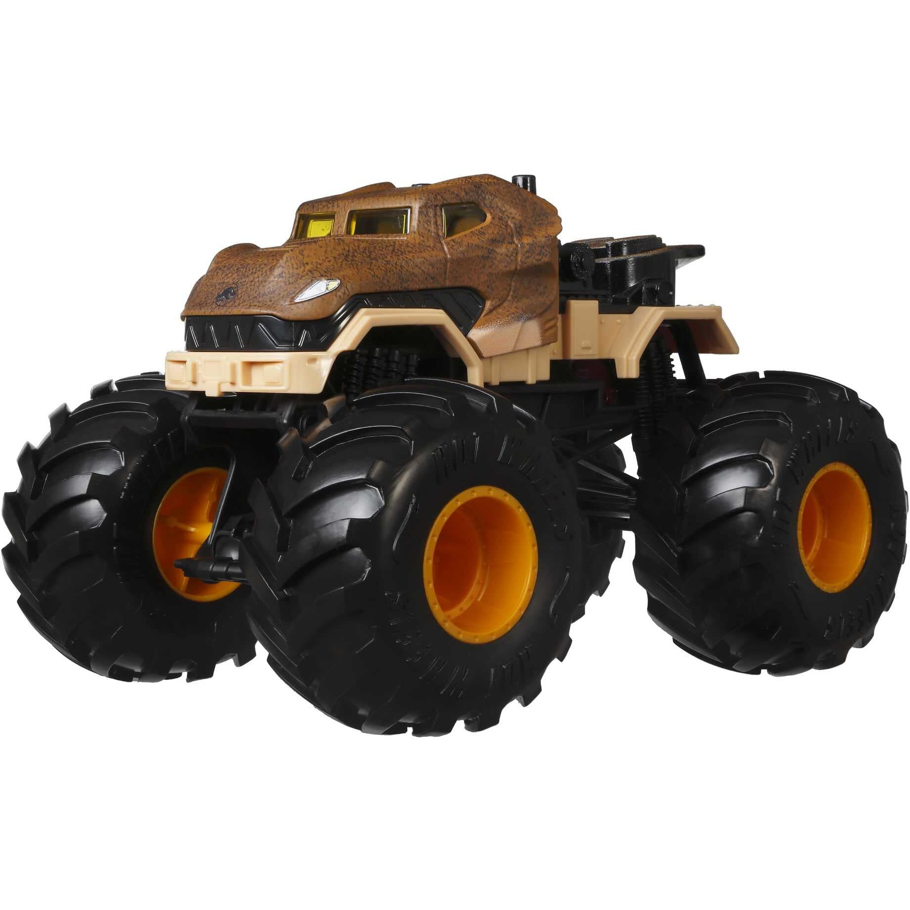 Hot Wheels Monster Trucks, Oversized Monster Truck, 124 Scale Die-Cast Toy Truck With Giant Wheels And Cool Designs
