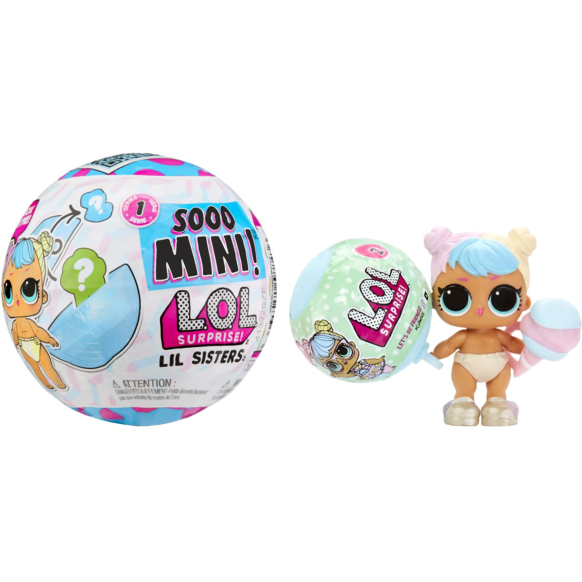 L.O.L. Surprise Lil Sisters- With Collectible Lil Sister Doll, 5 Surprises, Mini L.O.L. Surprise Ball, Limited Edition Dolls- Great Gift For Girls Age 4+