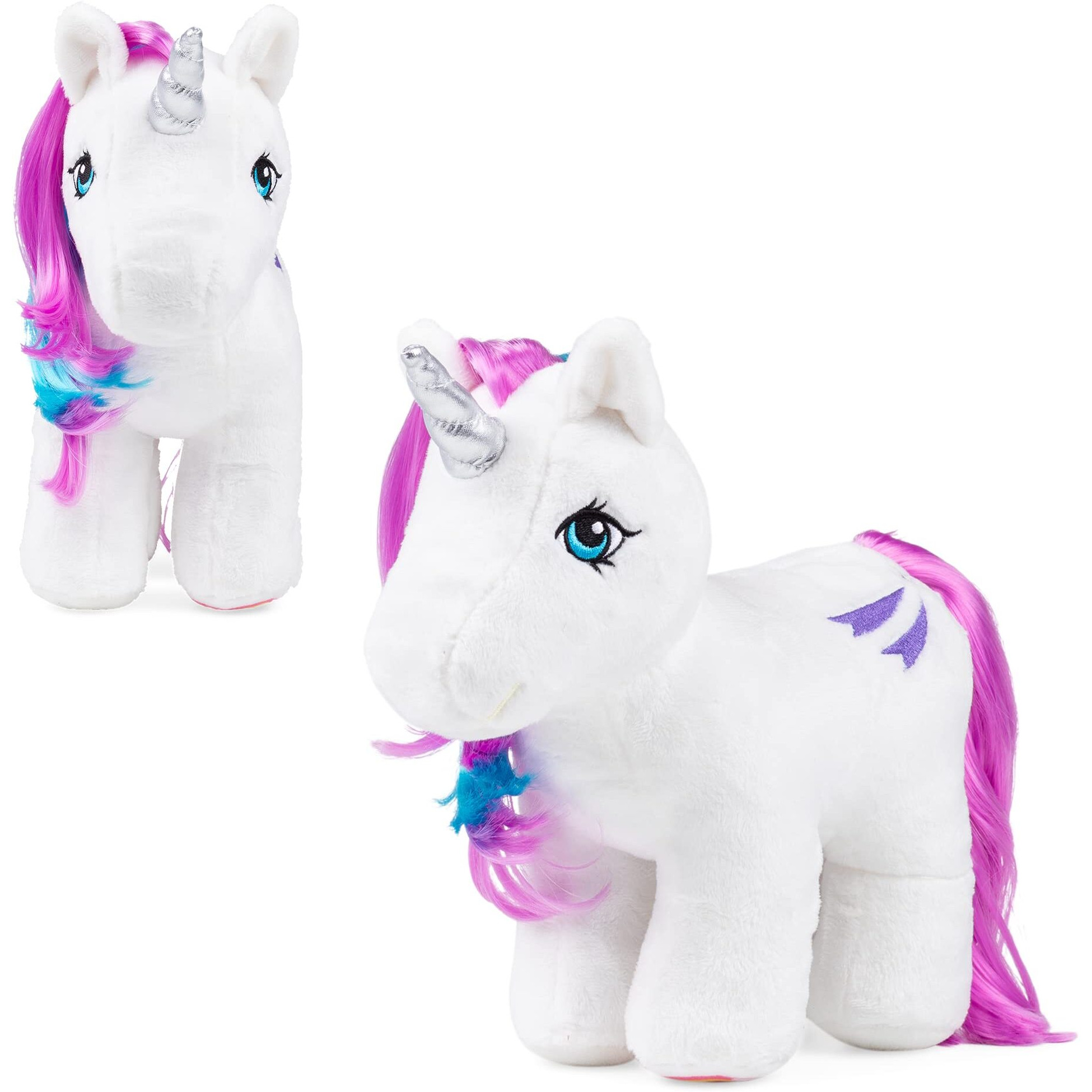 My Little Pony 40Th Anniversary Glory, Unicorn And Pegasus Plush, Collector Plushie, Unicorn Stuffed Animal, Retro Toy Great Birthday Gift, Unicorns Gifts