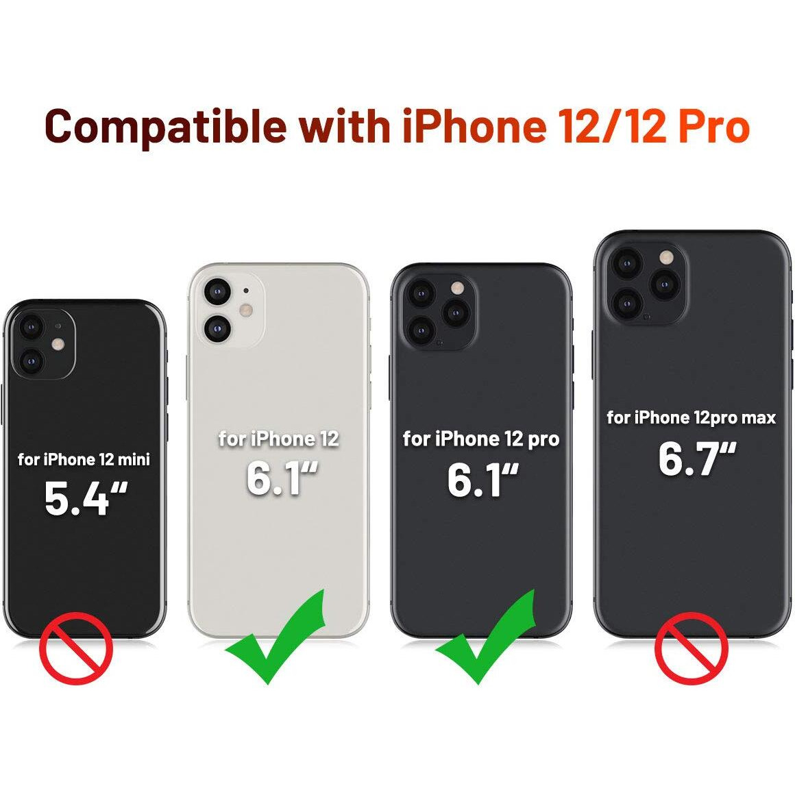 Ocase Compatible With Iphone 12 Case/Compatible With Iphone 12 Pro Wallet Case, Pu Leather Flip Case With Card Holders Rfid Blocking Kickstand Phone Cover 6.1 Inch (Blue)