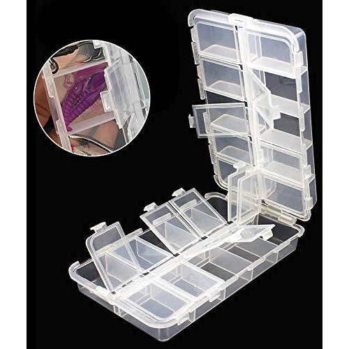 Origlam Premium 20 Compartments Tackle Boxes, Tackle Utility Boxes, Plastic Box Storage Organizer Box Adjustable, Fishing Tackle Storage Box Organizer