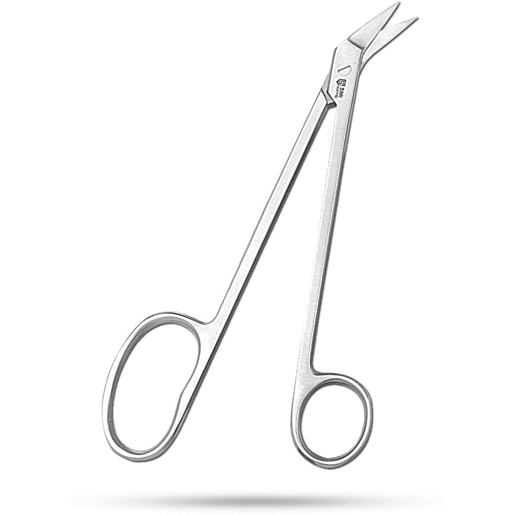 Smi Long Handle Toenail Scissors For Seniors Podiatrist Nail Clippers For Disabled Thick & Ingrown Nails Stainless Steel Nail Scissors Nail Cutters (18 Cm)
