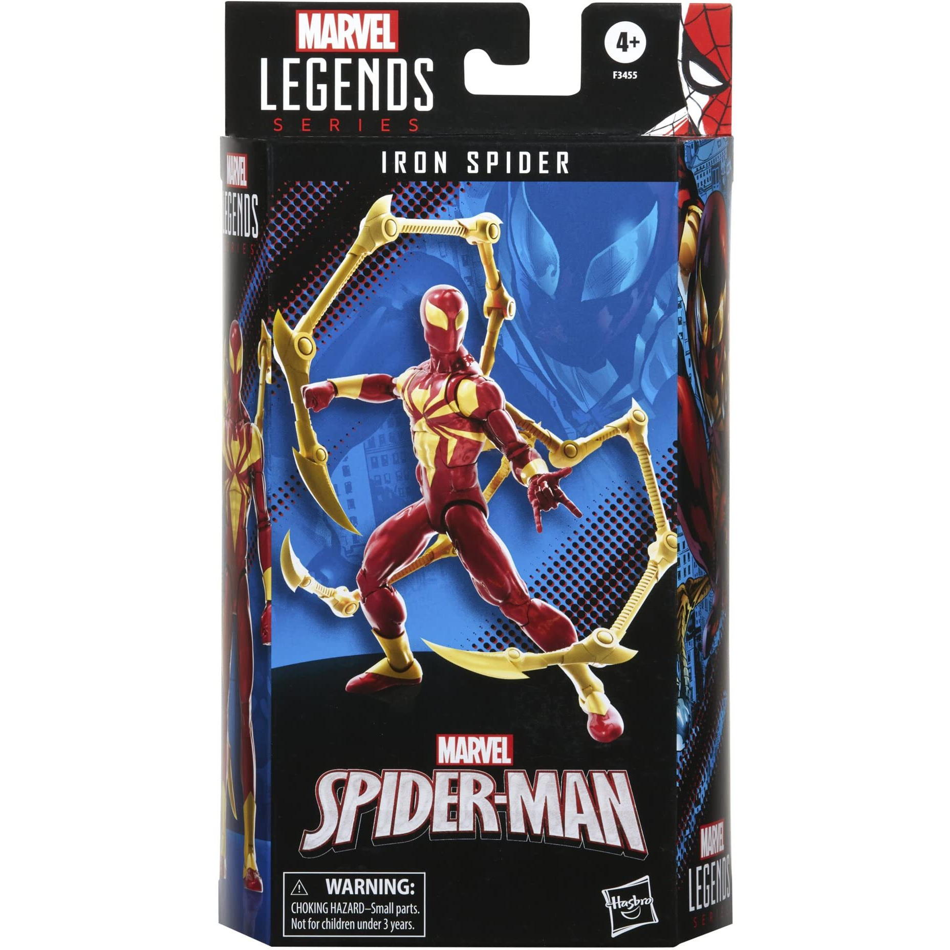 Spider-Man Marvel Legends Series 6-Inch Iron Spider Action Figure Toy, Includes 2 Accessories