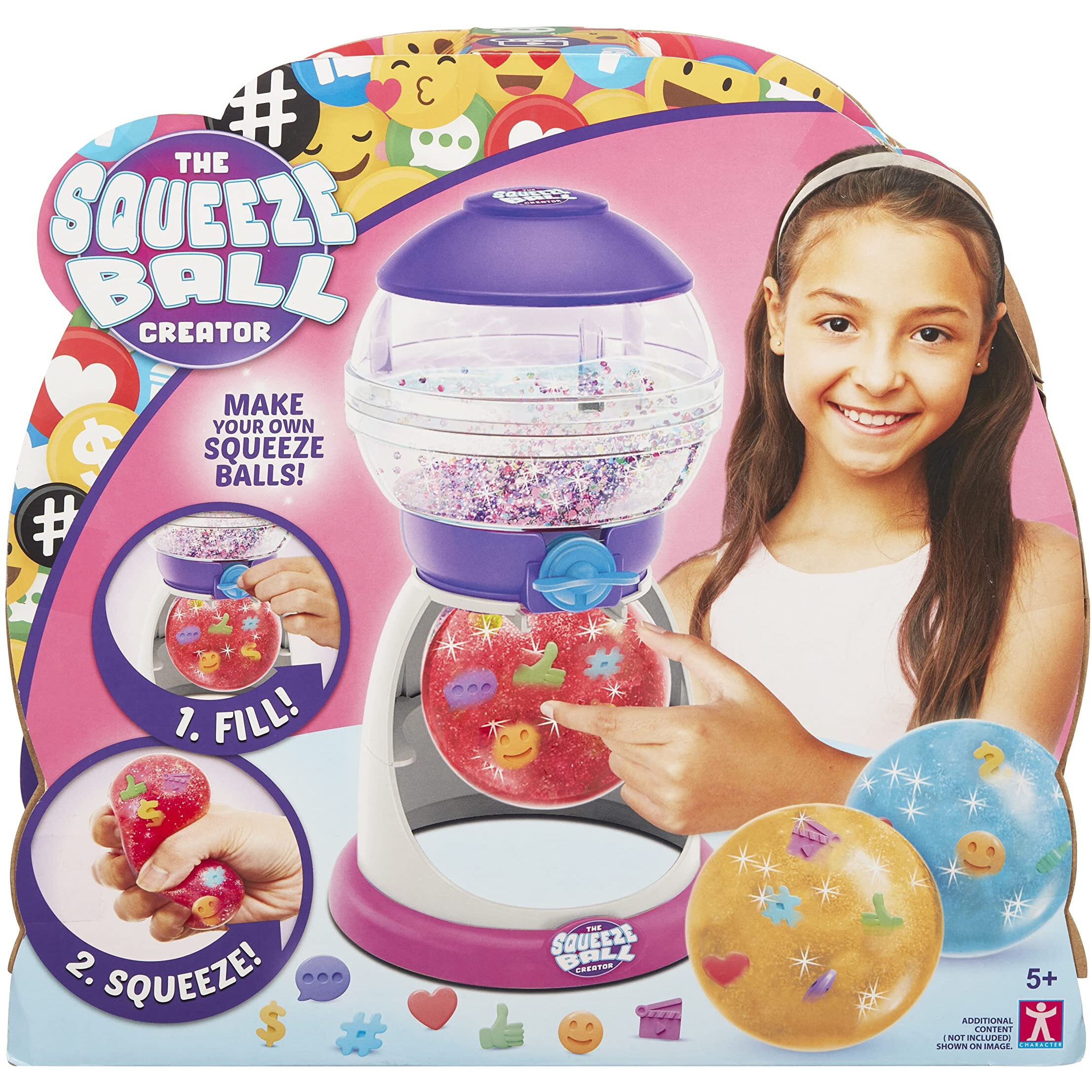 The Squeeze Ball Creator Creative Reusable Squeeze Ball Maker For Boys And Girls - Mix Fill And Squeeze Reusable Stress Ball Playset With Accessories