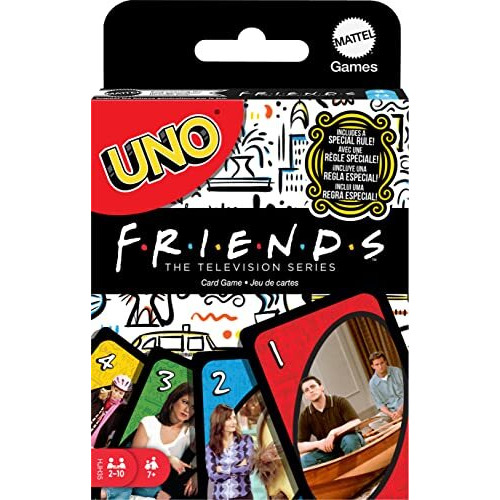 Uno Friends Card Game For Family, Adult & Party Nights, Collectible Inspired By Tv Series