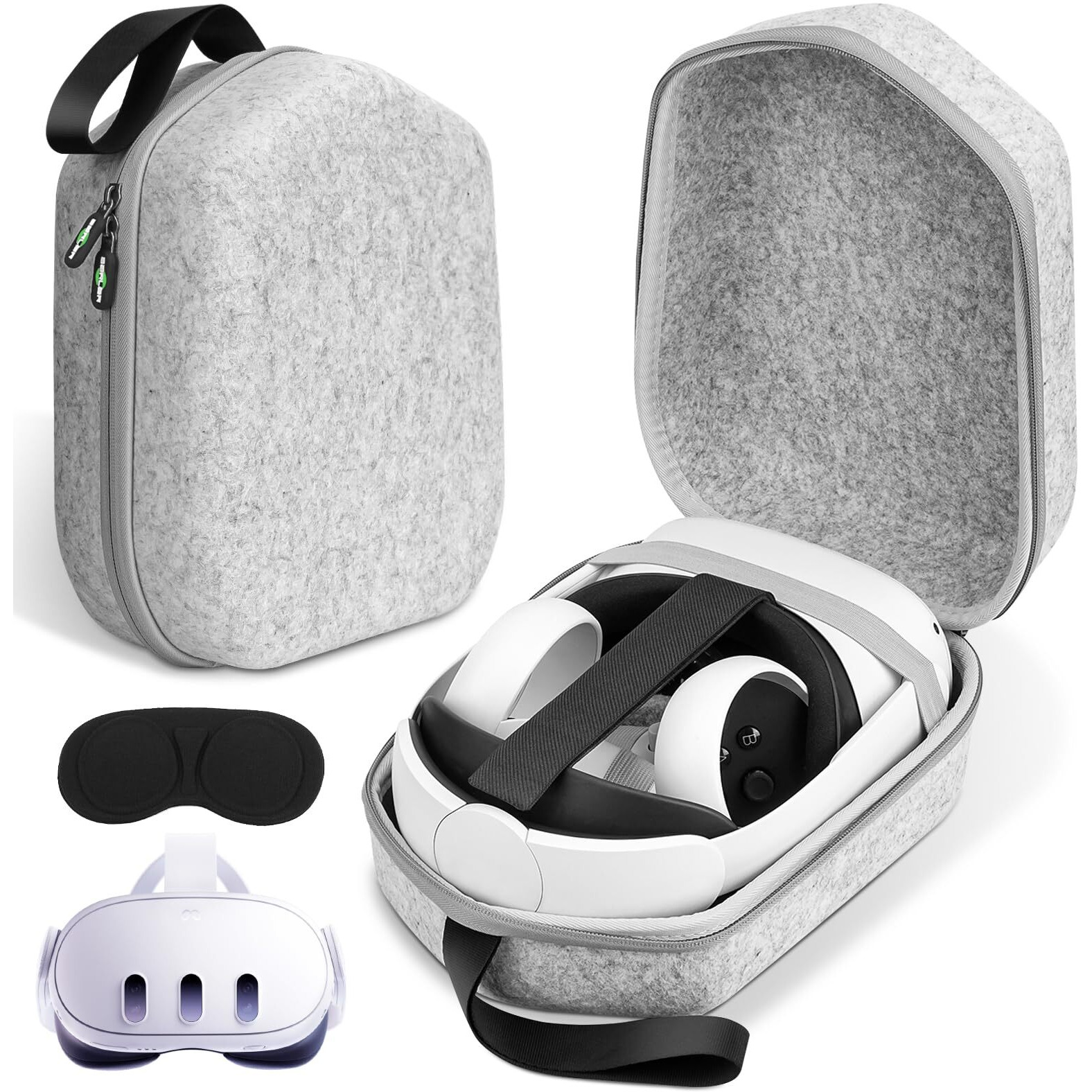 Sarlar Hard Carrying Case Compatible With Meta Oculus Quest 2/Quest 3 Original/Elite Version Vr Gaming Headset And Touch Controllers Accessories, Suitable For Travel And Home Storage
