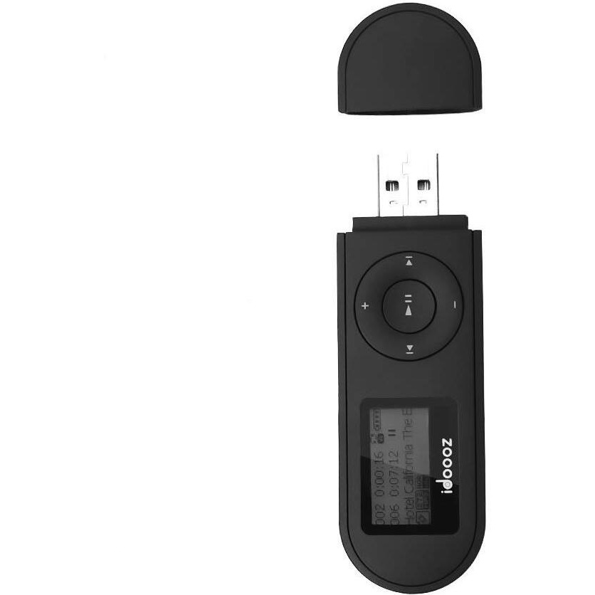 Mp3 Player, Usb Mp3 Player With Fm Radio,Voice Recorder,Idoooz U2 8Gb Music Player Expandable Up To 32 Gb Support One-Button For Recording (Black)