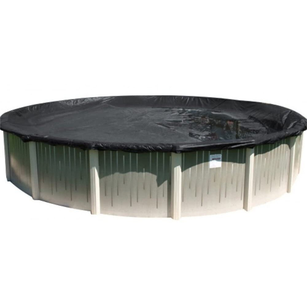 Buffalo Blizzard Micro Mesh Black Winter Cover For 27 Or 28-Foot Round Above-Ground Swimming Pools  Allows Rain Or Melted Snow To Pass Through  Covers Include 3-Feet Of Overlap To Measure 31-Feet