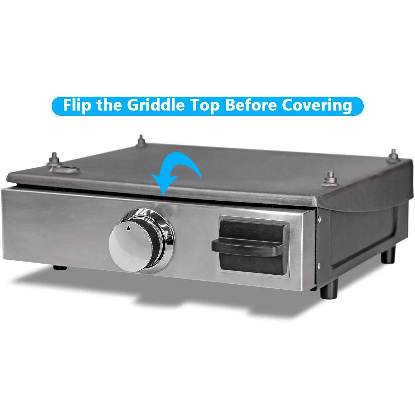 Icover 17 Inch Griddle Cover- Heavy Duty Waterproof 600D Polyester Canvas Table Top Griddle Cover Designed For Blackstone