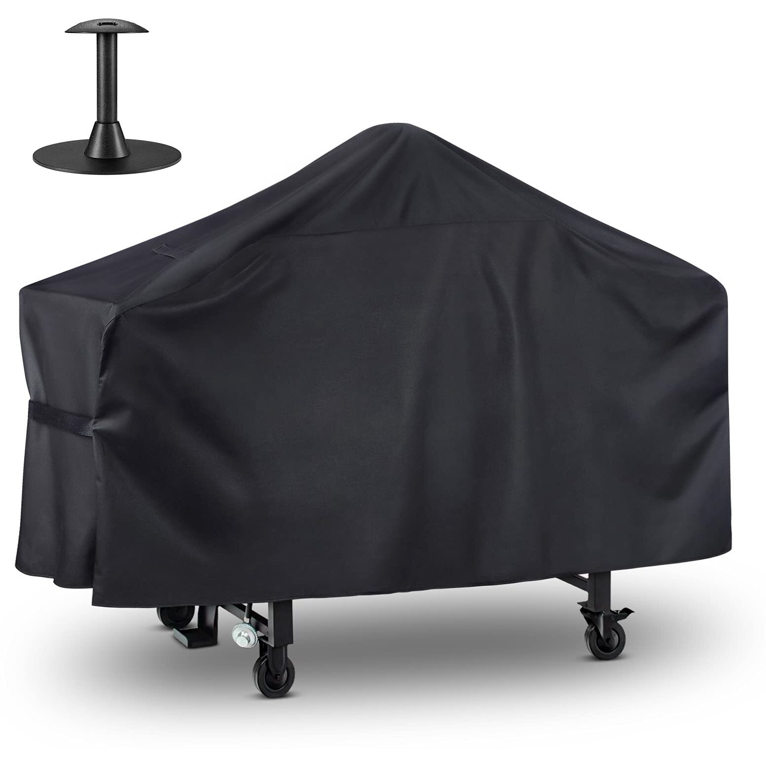 Arcedo 36 Inch Griddle Cover Compatible For Blackstone, Camp Chef 600, Nexgrill, Heavy Duty Waterproof 4 Burner Flat Top Grill Cover, Includes Support Pole
