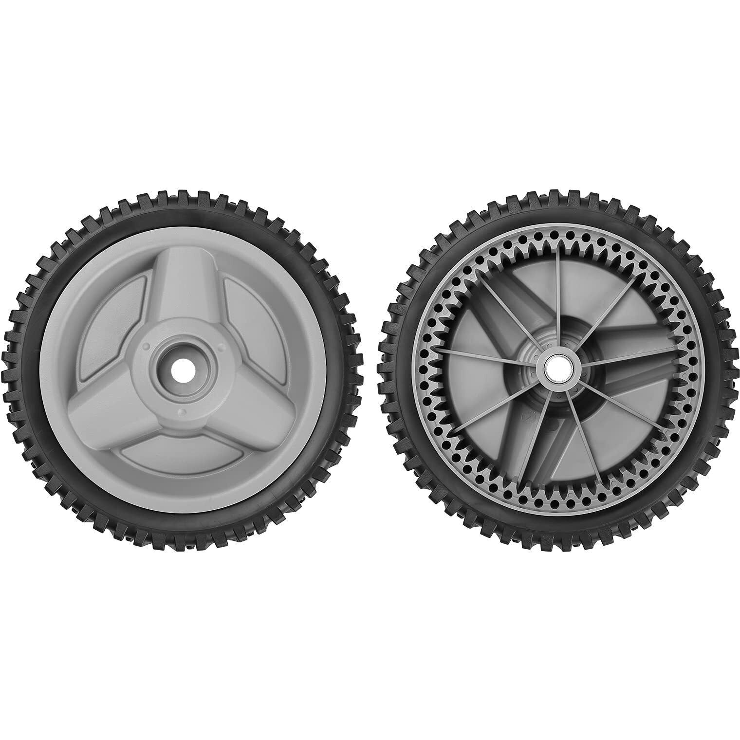 Front Drive Wheels Fit For Hu Mower - Front Drive Tires Wheels Fit For Hu Front Wheel Drive Self Propelled Lawn Mower Tractor, Wheels For Hu700F, Replaces 532401274, 2 Packs, Gray