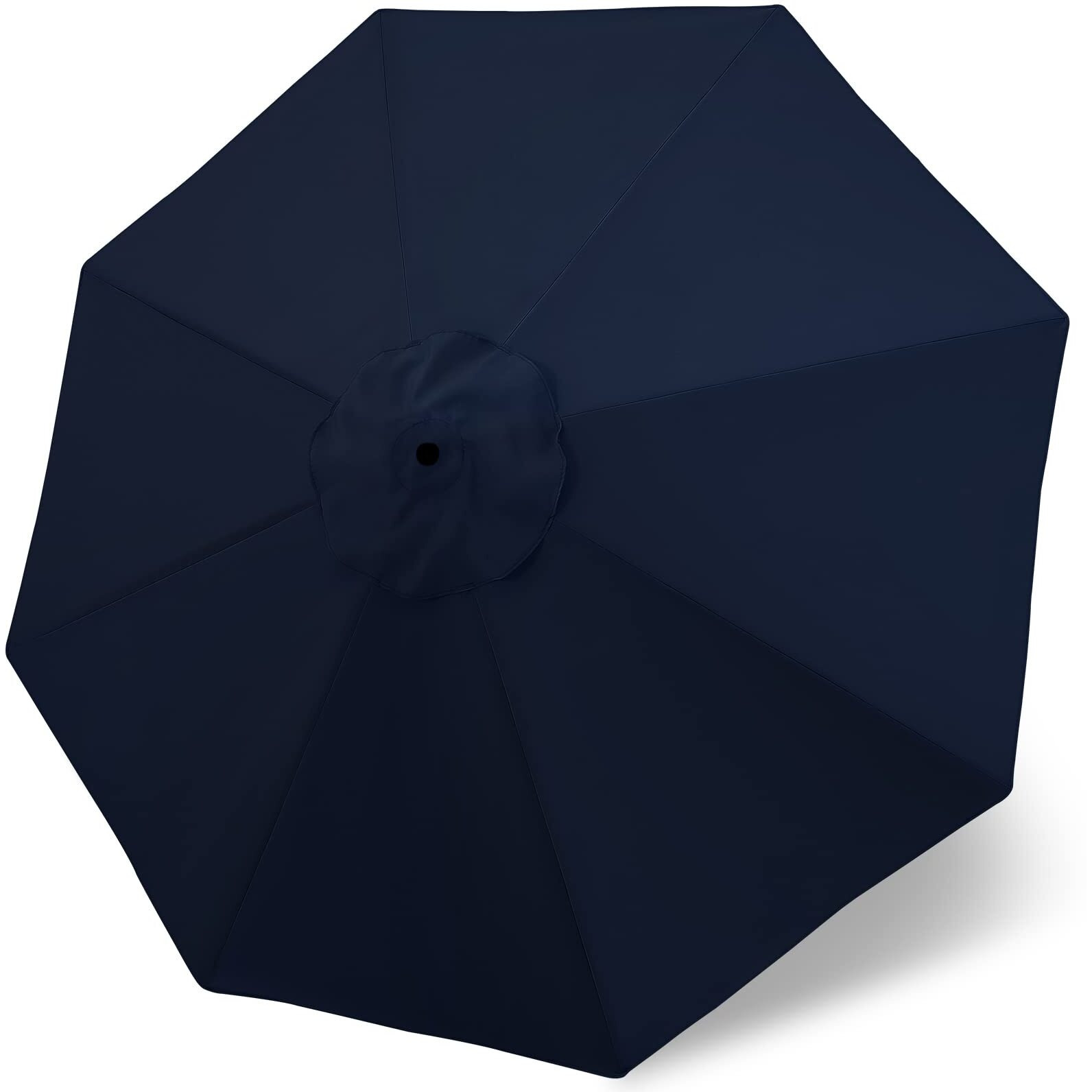 Mastercanopy Patio Umbrella 9 Ft Replacement Canopy For 8 Ribs-Navy Blue
