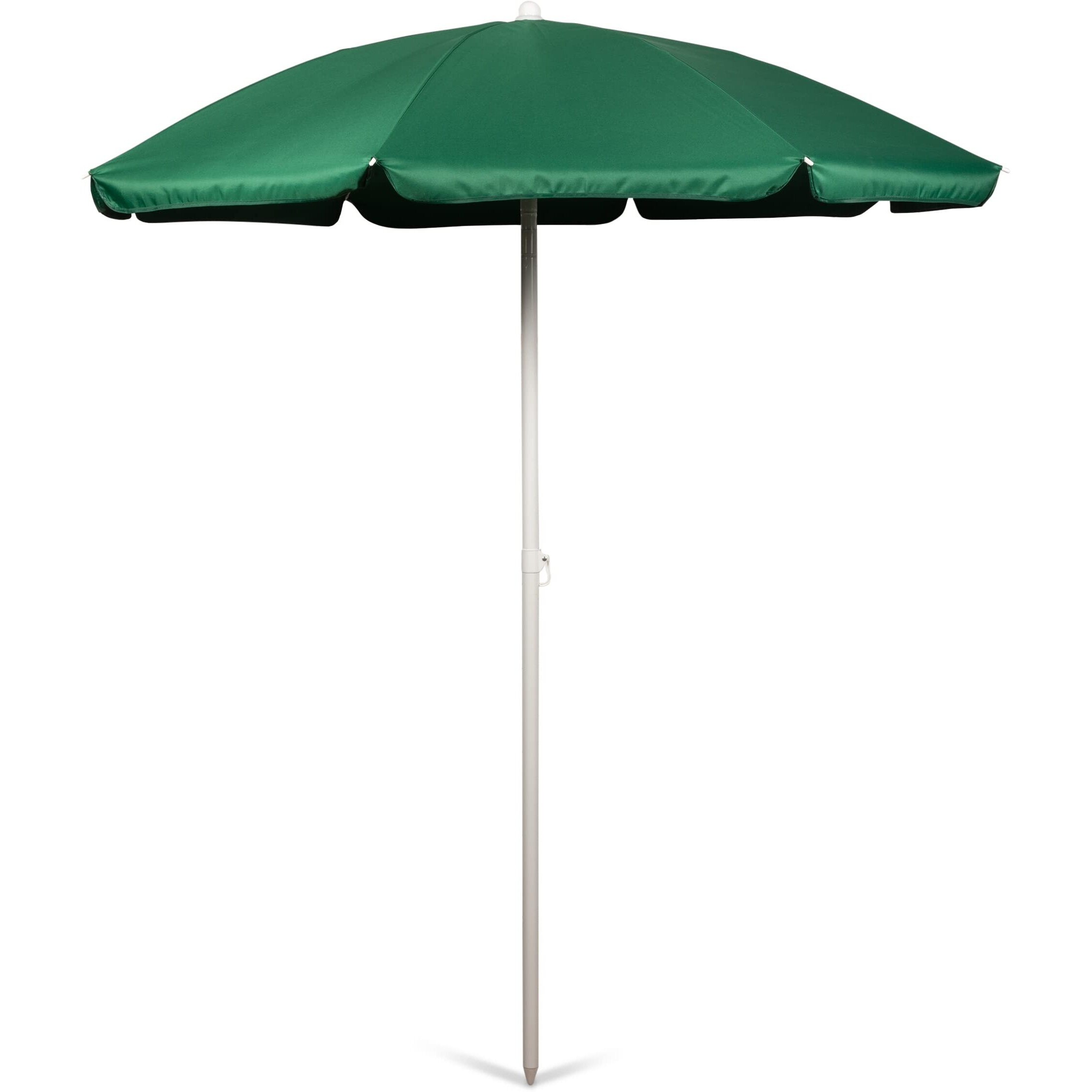 Oniva - A Picnic Time Brand Outdoor Canopy Sunshade Beach Umbrella 5.5' - Small Patio Umbrella - Beach Chair Umbrella, (Hunter Green)