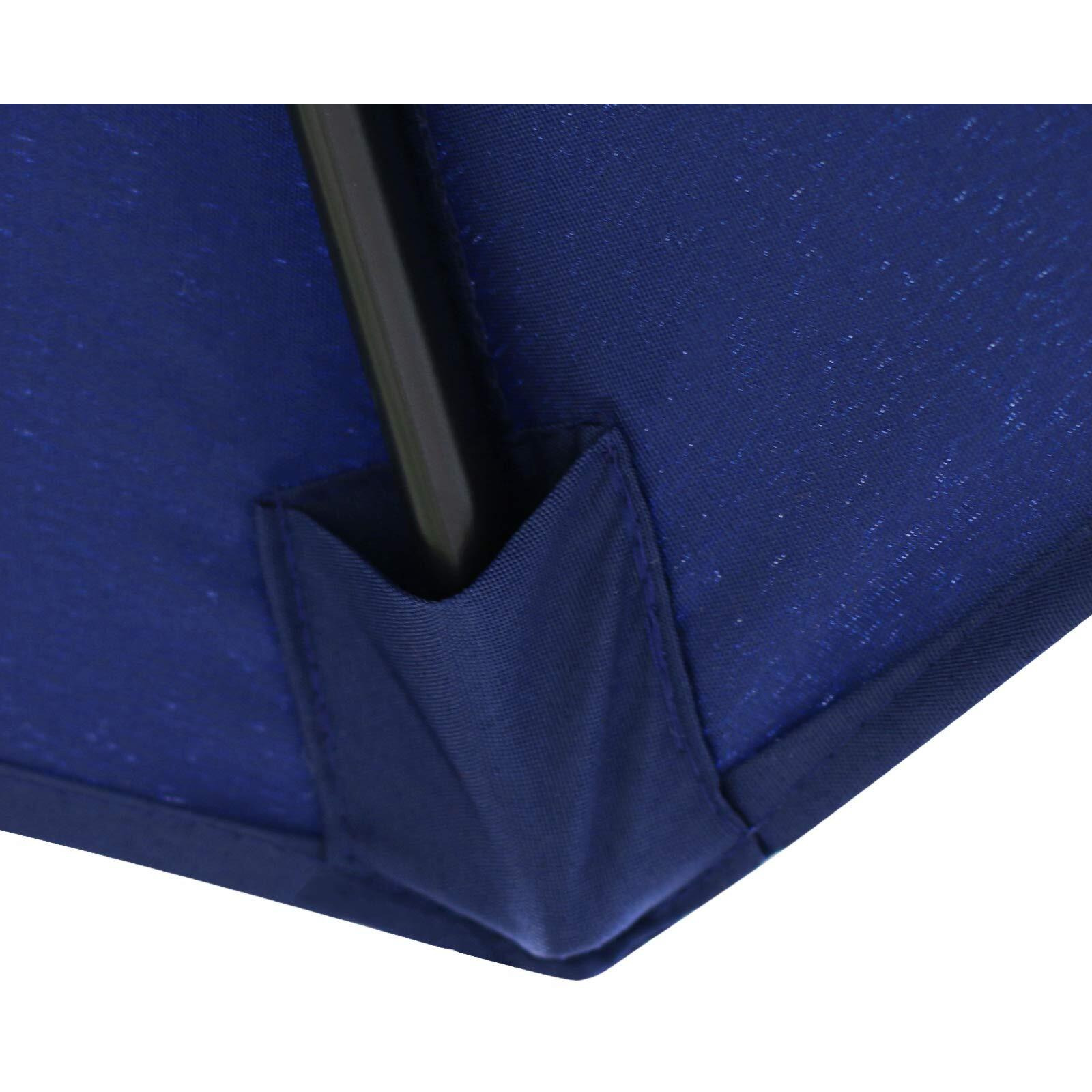 Sunnyglade 9 ' Patio Umbrella Outdoor Table Umbrella With 8 Sturdy Ribs (Navy Blue)