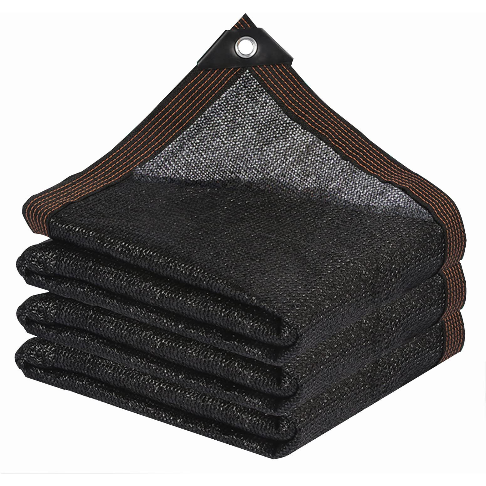 Shade Cloth - Garden Shade Mesh Netting With Grommets Outdoor Sun Shade Cover For Pergola Patio Plants Greenhouse Chicken Coop Black 90% Shading Rate(6X3Ft)
