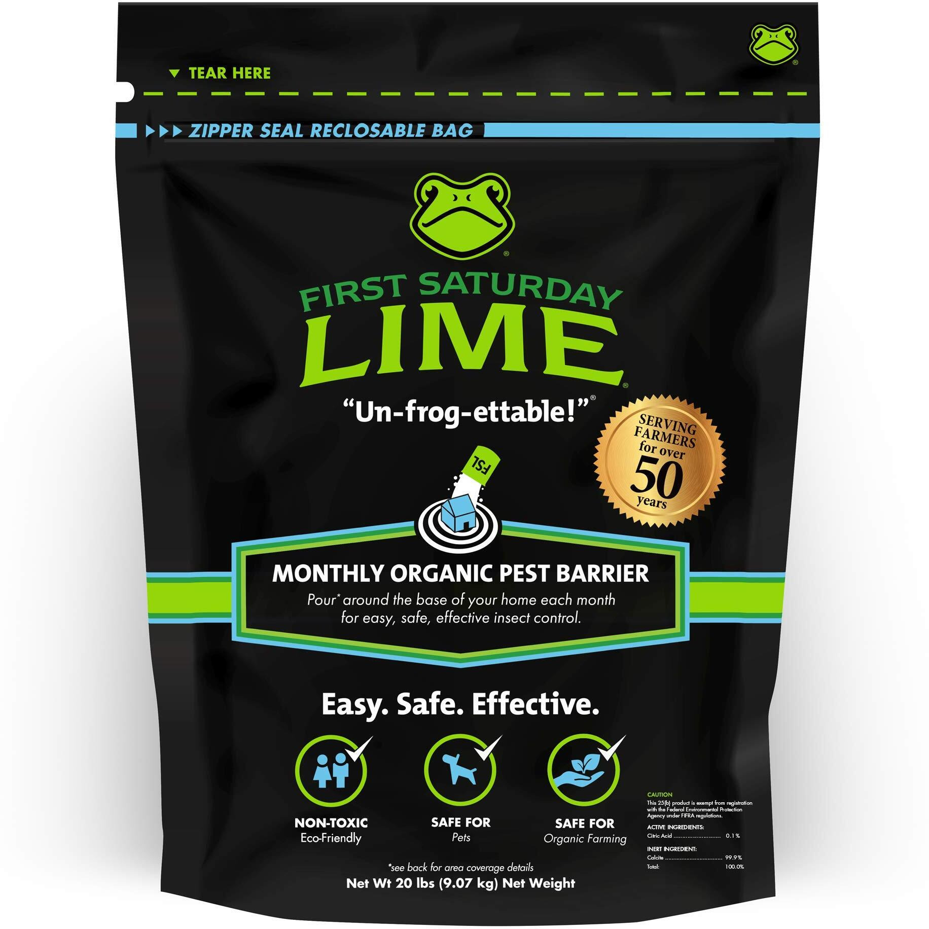 First Saturday Lime 20Lb