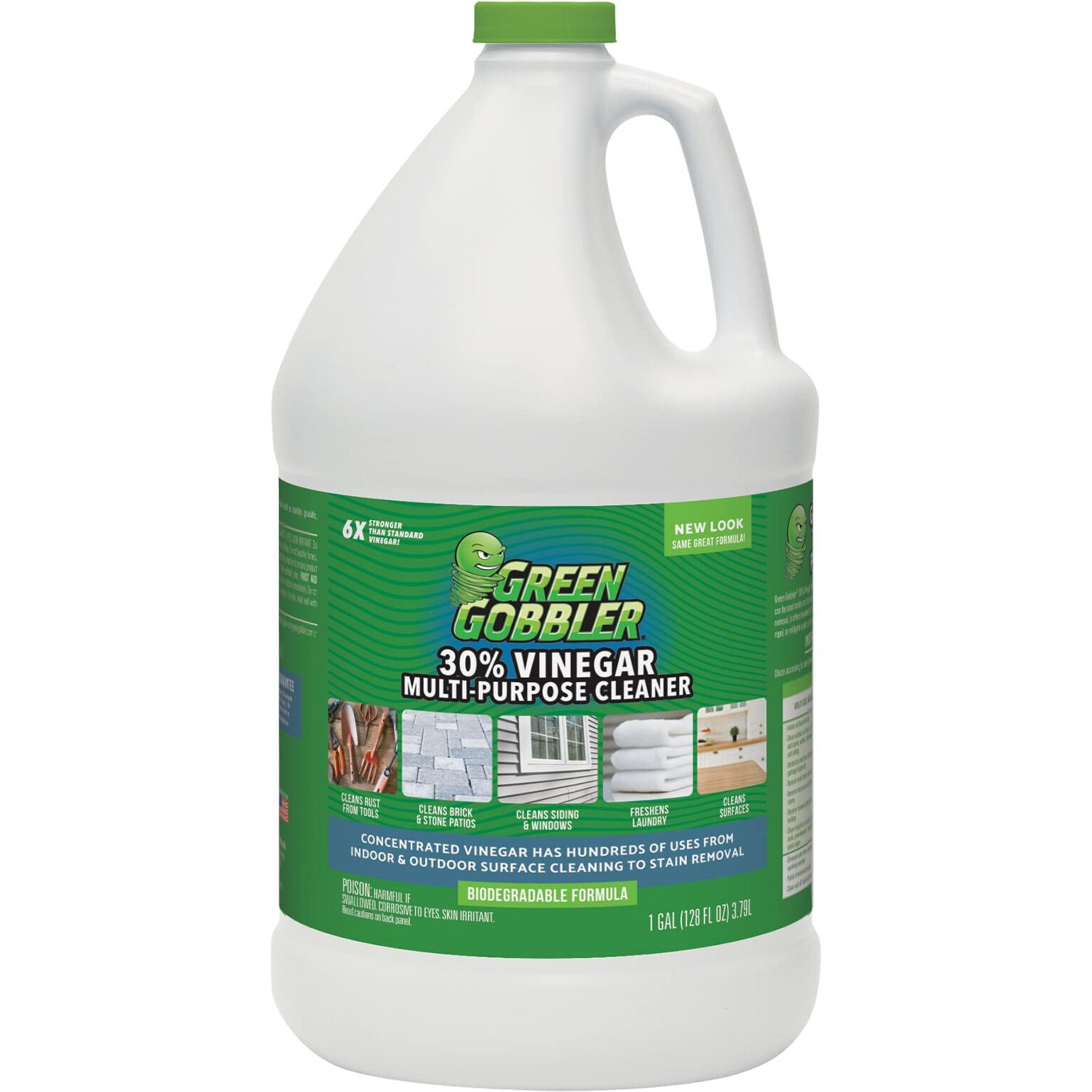 Green Gobbler 30% Concentrated Vinegar Home And Outdoor  6X Stronger Than Traditional Vinegar