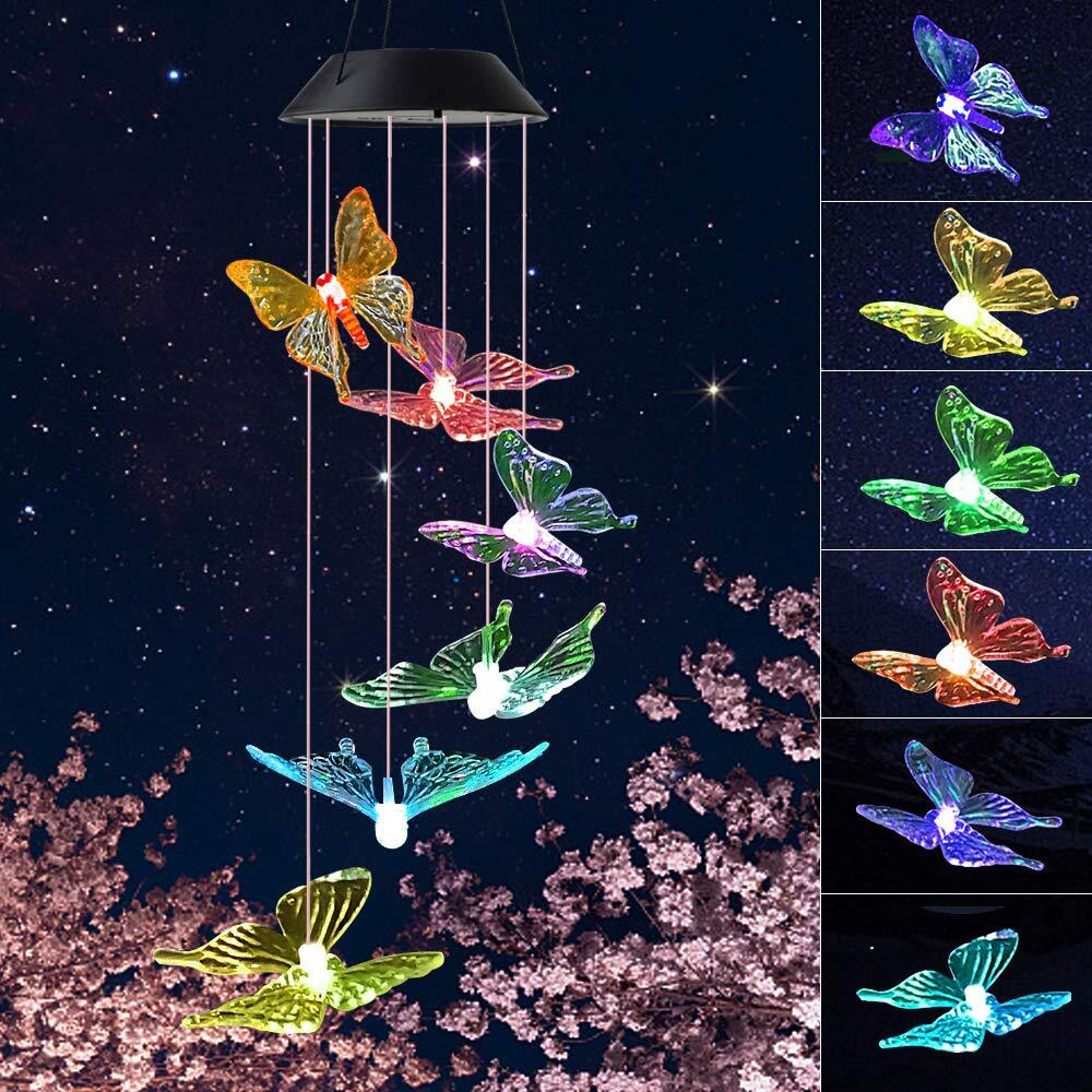 Cardinal Wind Chime, Solar Sound Wind Chime, Wind Chime Outdoor, Garden Decor, Yard Decor, Gifts For Women, Mom Gifts, Garden Gifts, Grandma Gifts