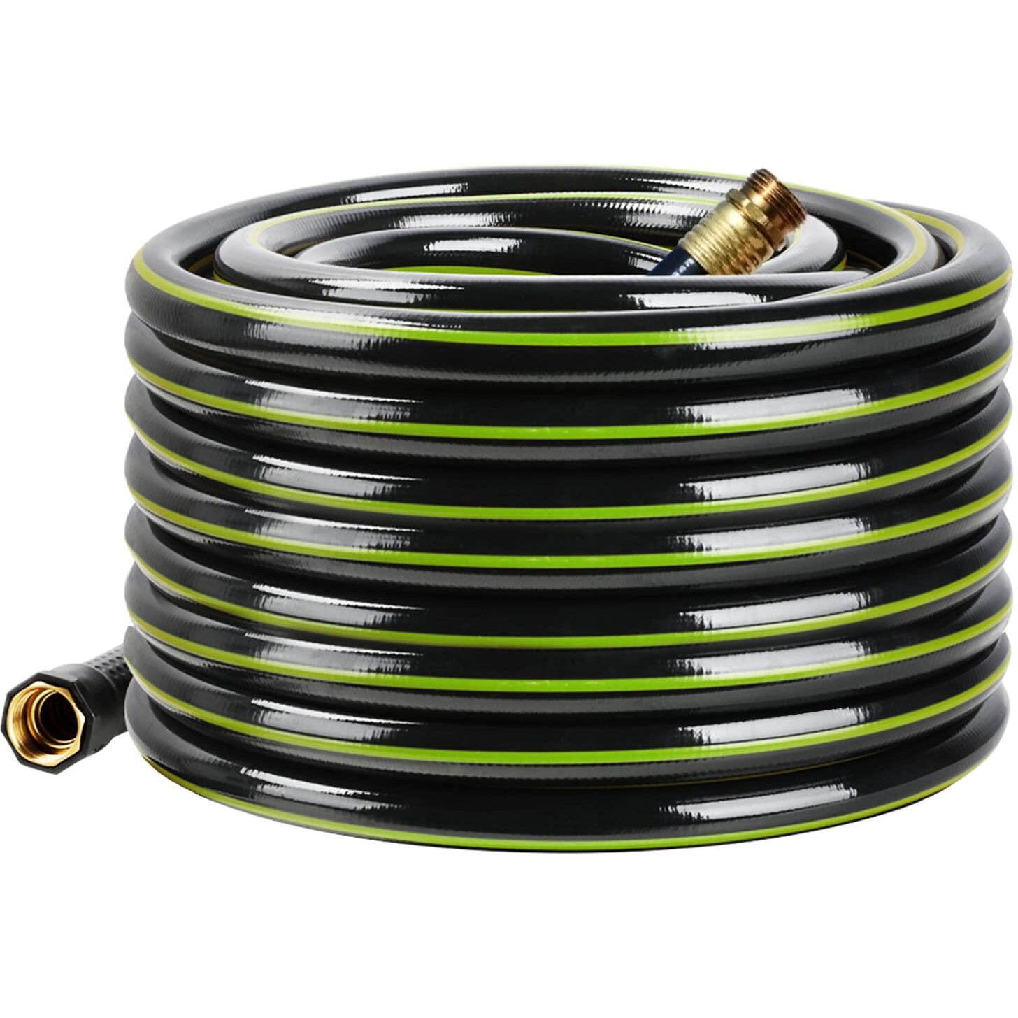 Worth Garden 5/8"" X 50' Long Hose - 5/8 In. X 50 Ft. Kink Free Watering Garden Hose, 12 Years Warranty - Water Hose For Household & Professional Use - H155B00