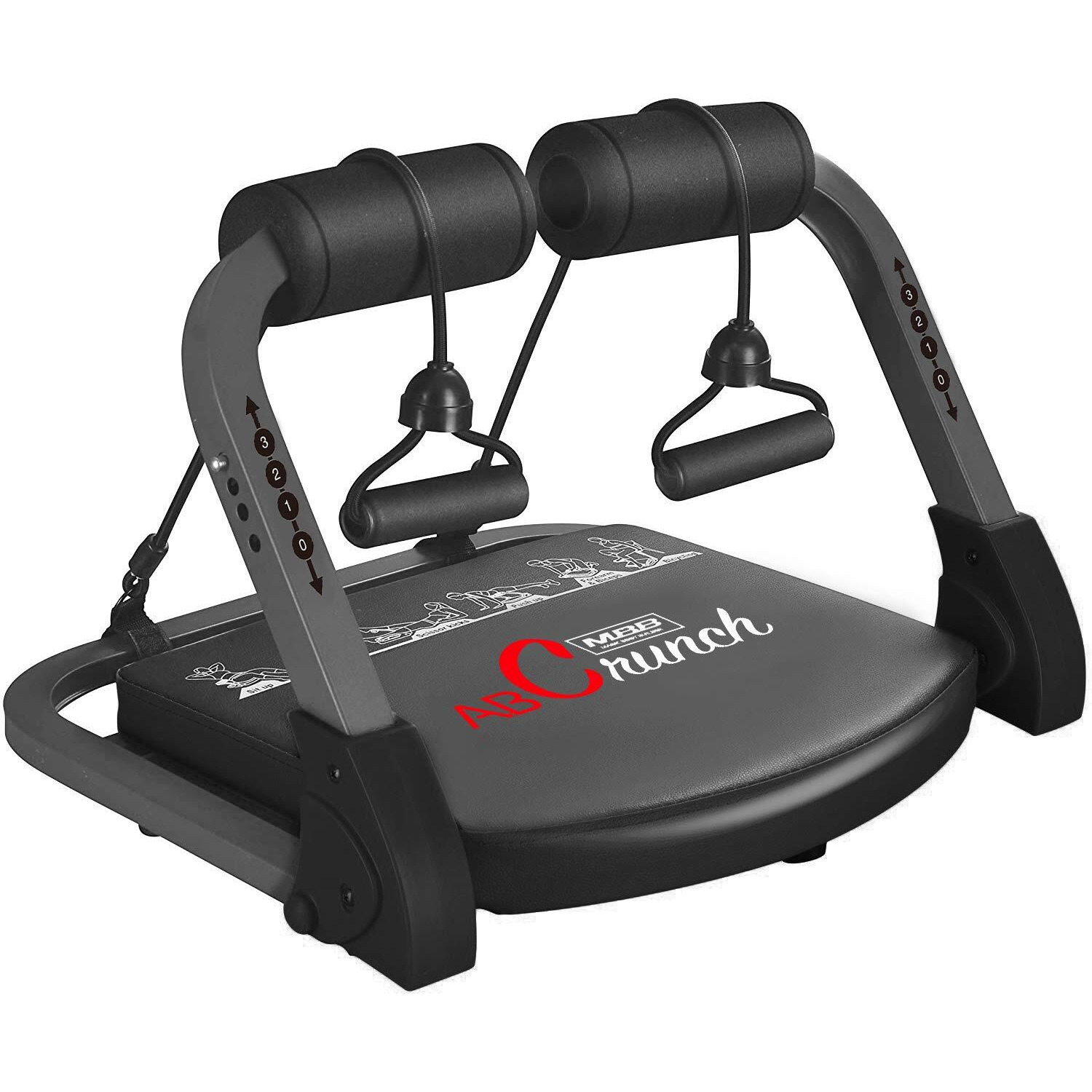 Fitlaya Fitness-Abs Exercise Equipment Ab Machine For Abs And Total Body Workout, Home Gym Fitness Equipment For All Ages. (Black)