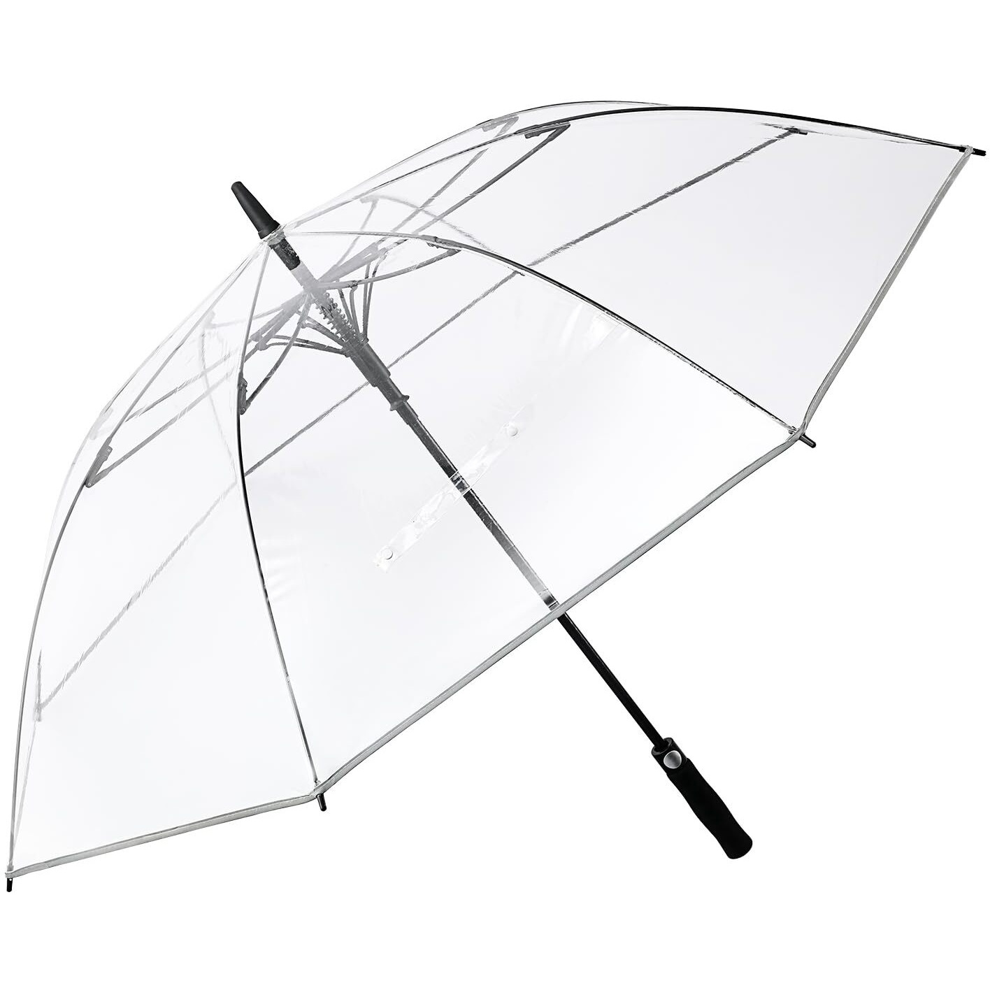 G4Free 62 Inch Clear Golf Umbrella Transparent Auto Open Large Stick Umbrella Oversized Windproof Waterproof With Sleeve For Women Men