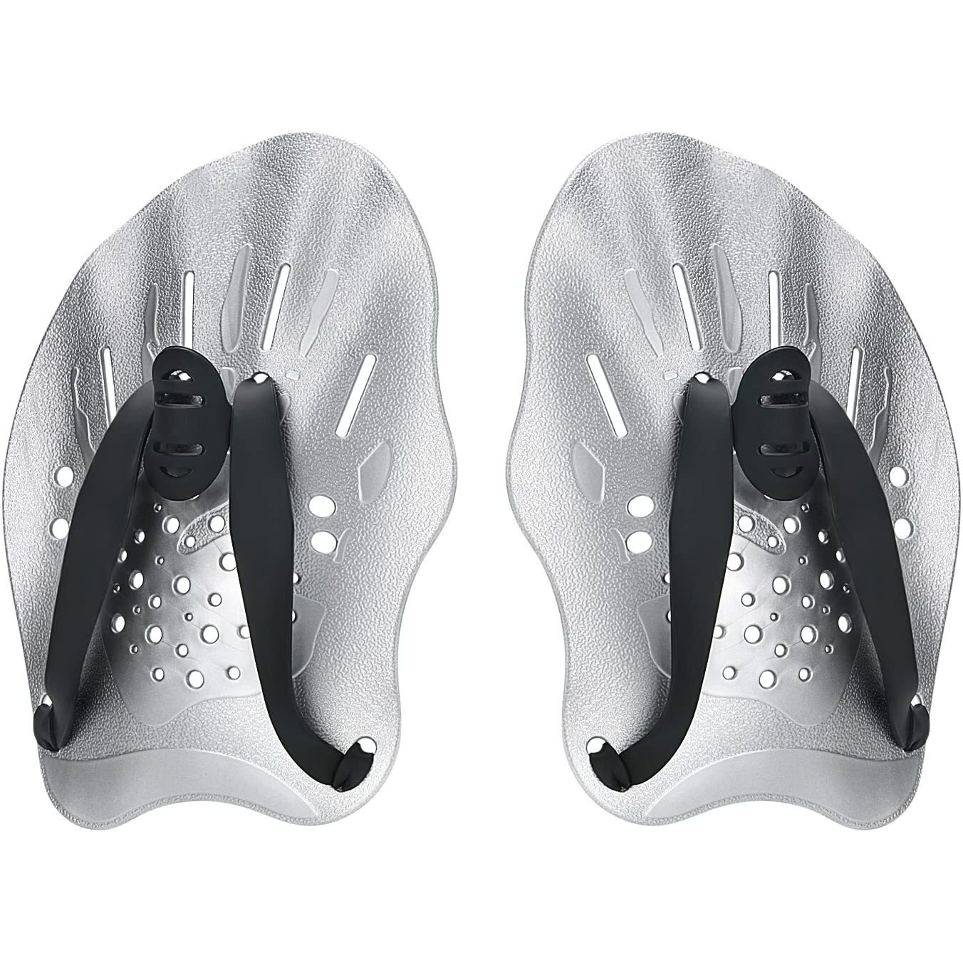 Contour Swim Paddles Hand, Swim Training Hand Paddles With Adjustable Straps, Swimming Hand Paddles For Women And Men