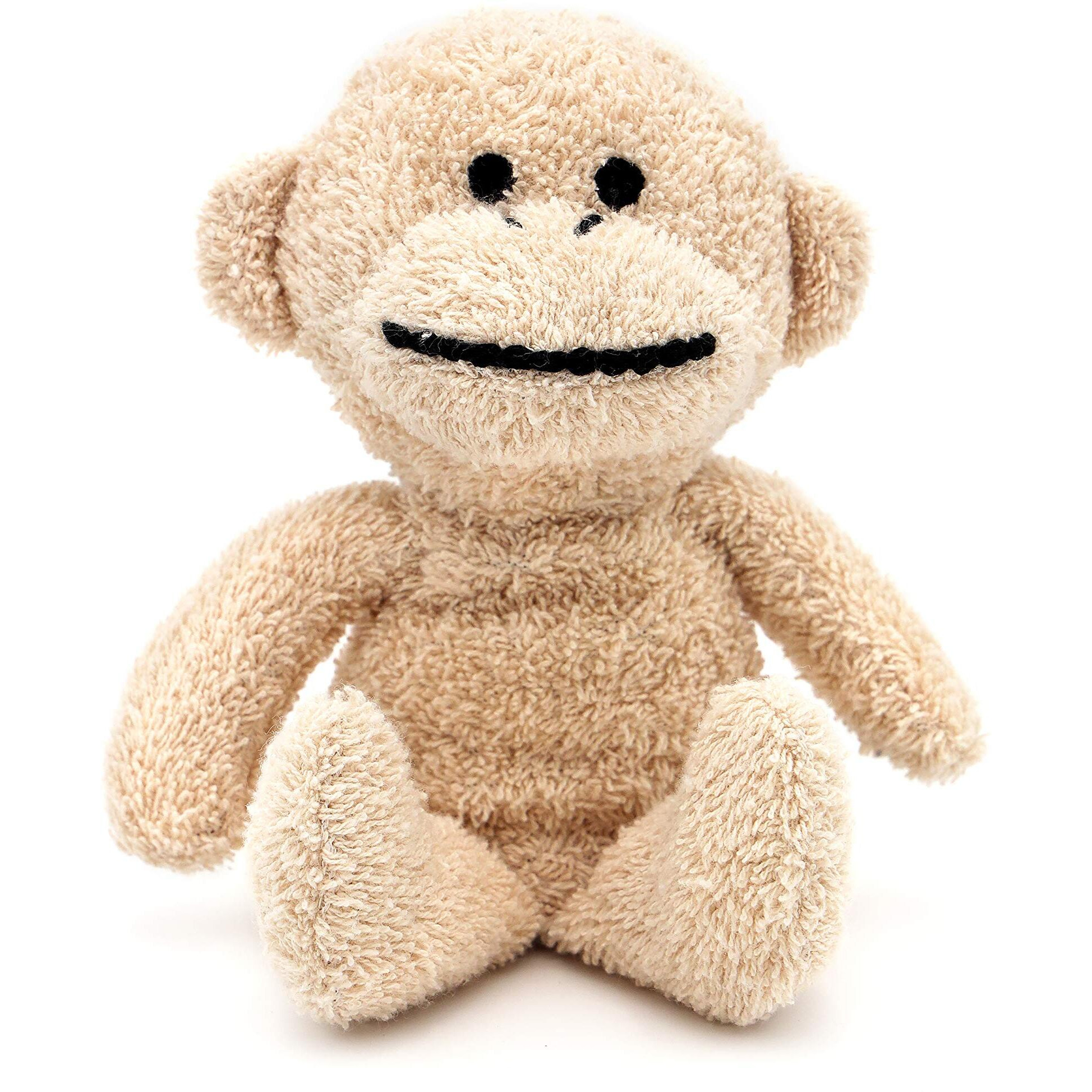 Thermal-Aid Zoo - Mini Jo Jo The Monkey - Kids Hot And Cold Pain Relief Boo Boo Tool - Heating Pad Microwavable Stuffed Animal And Cooling Pad - Easy Wash, Natural Sleep Aid