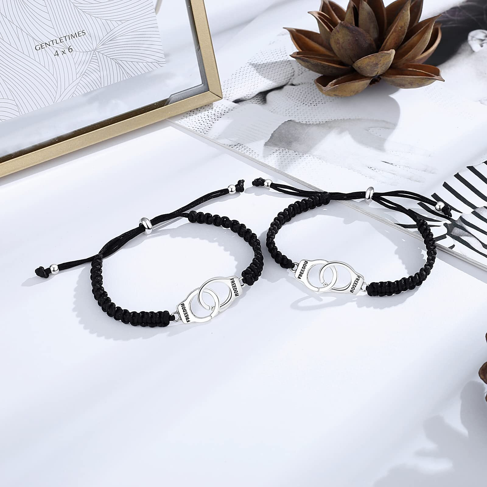 Best Friend Bracelets For 2 Partners In Crime Birthday Gifts For Best Friend Handcuff Matching Friendship Bff Bracelets For 2