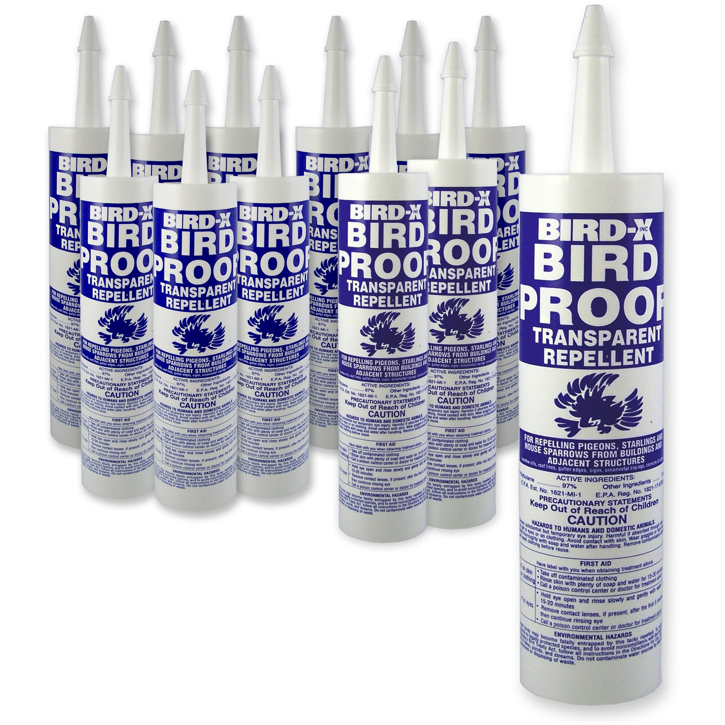 Bird-X Bird-Proofa Gel Bird Repellent, Case Of 12