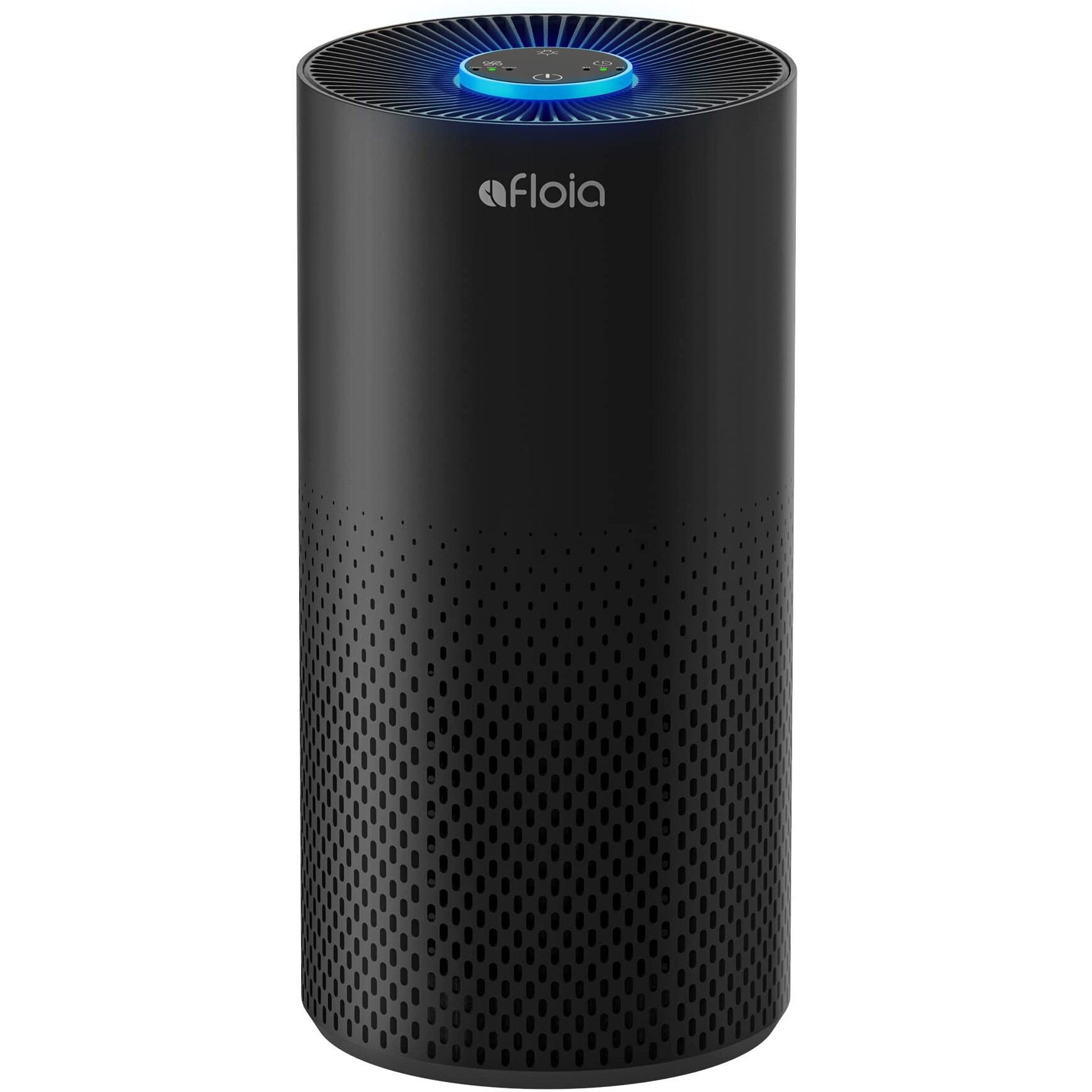 Afloia Air Purifiers For Home Large Room Up To 1076 Ft   , 3-Stage Fliter Air Purifiers For Bedroom 22 Db, Air Purifiers For Pets Dust Dander Mold Pollen Odor Smoke, Kilo Black, 7 Colors Light