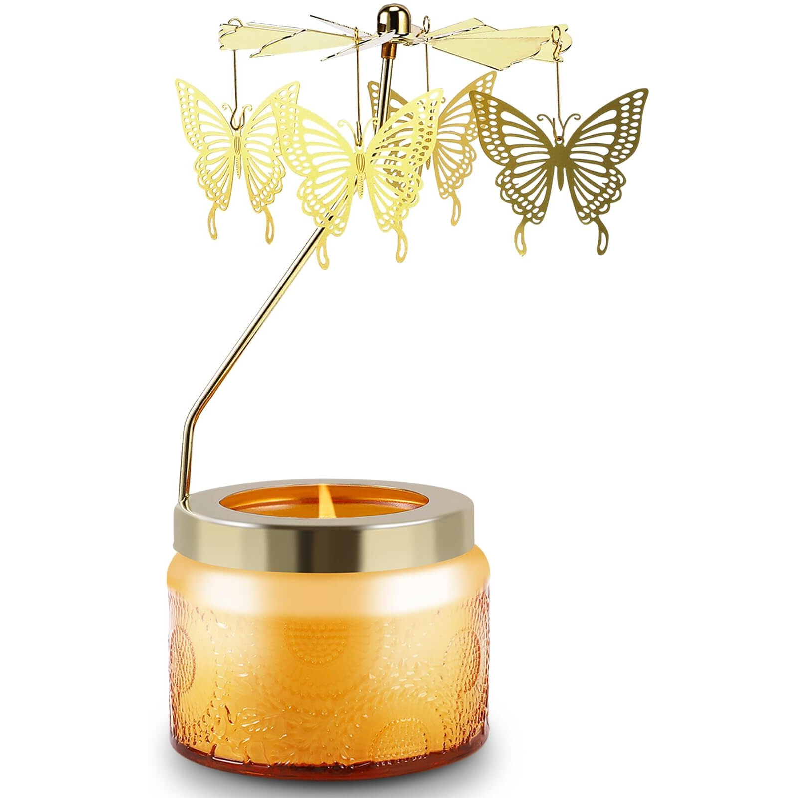 Gifts For Women | Birthday Gifts Rotatable Candle - Vanilla Cream Scented Candles For Home, Birthday Candle Gift For Women, Unique Birthday Gift For Her, Girls, Best Friends