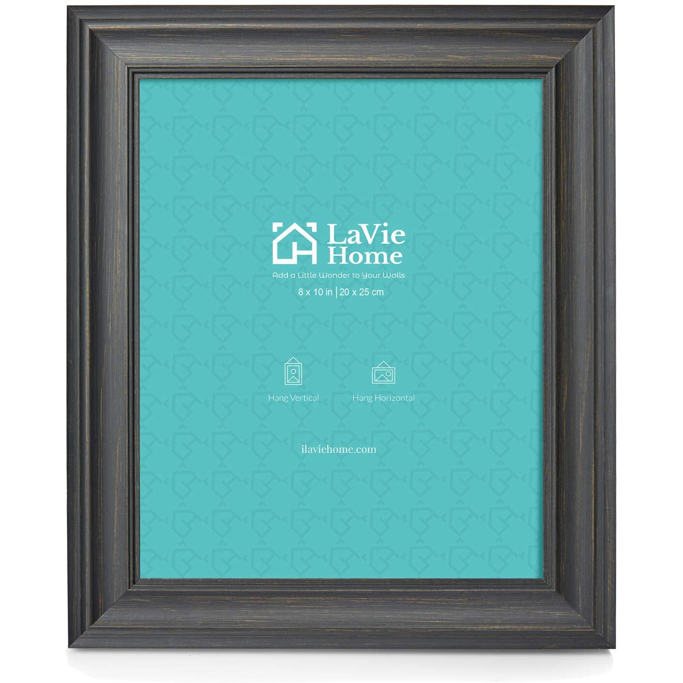 Lavie Home 8X10 Picture Frames (1 Pack, Gold) Photo Frame Set With Tempered Glass For Wall Mount & Table Top Display