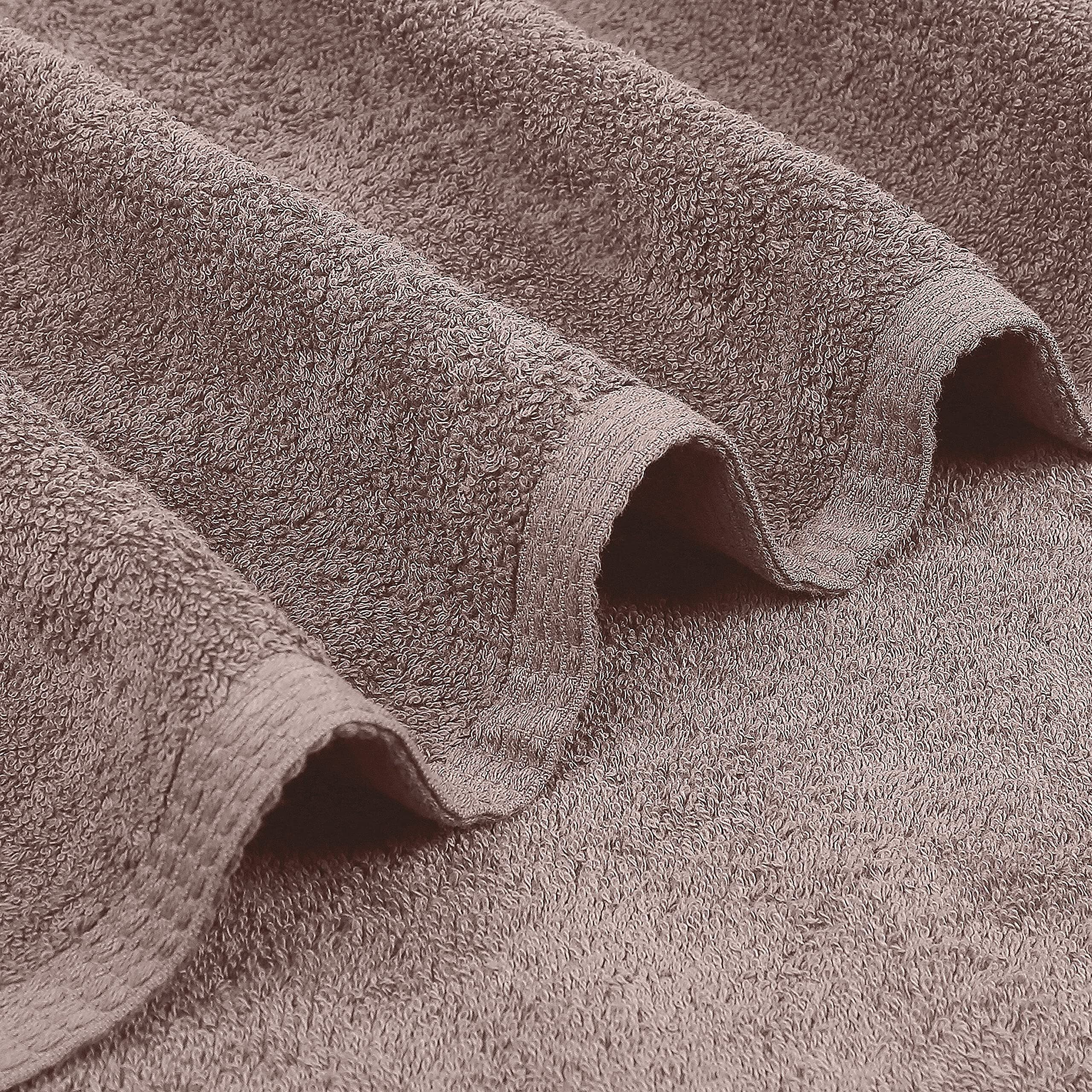 Lane Linen 100% Cotton Extra Large Bath Towels- 4 Pack Bath Towel Set, Hotel Collection Large Towels For Bathroom, Spa Quality Bath Towels Extra Large, Bath Sheets Towels For Adults - 35X66 Taupe