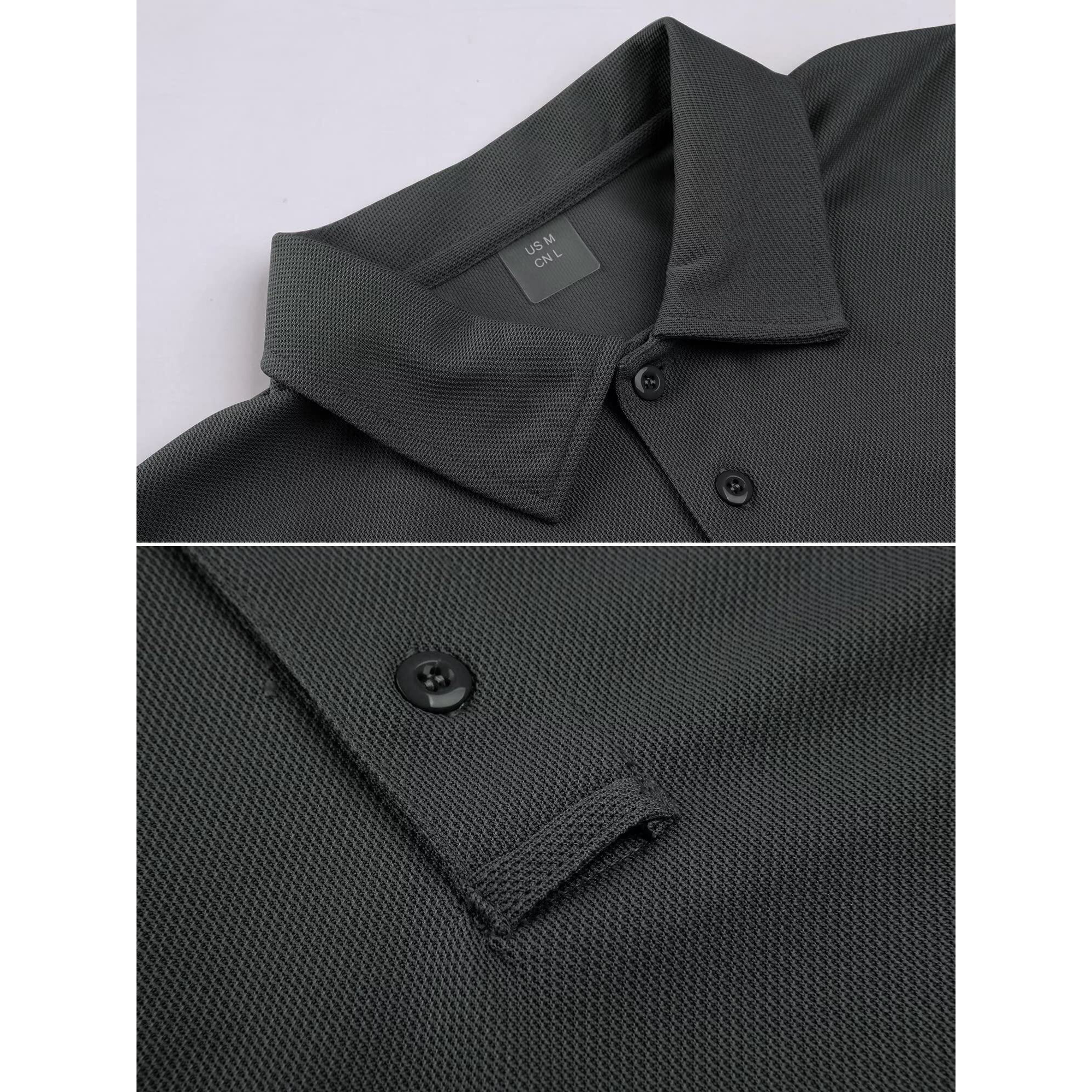 Magcomsen Polo Shirts For Men T Shirts Golf Shirts Fishing Shirts Golf Polo Shirt Men Short Sleeve Jersey Polo Shirt Military Combat Shirts For Men
