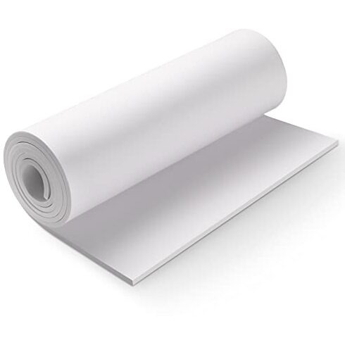 White Eva Foam Cosplay Sheets Roll,Premium Eva Foam 6Mm Thick,49"" X 13.9"", High Density 86Kg/M3 For Cosplay Costume, Crafts, Diy Projects By Mearcooh