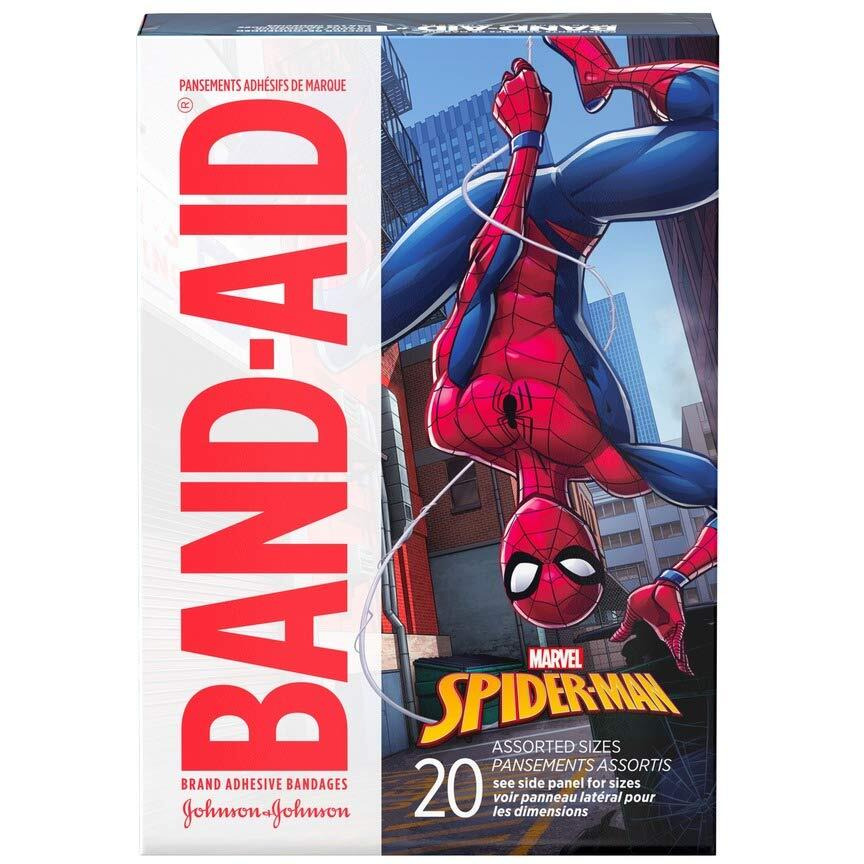 Bandaid Spiderman 20Ct