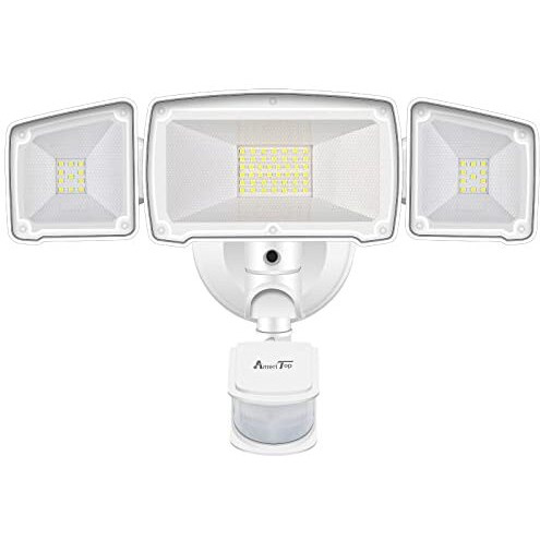 Ameritop Motion Sensor Lights Outdoor, 2-In-1 Ultra Bright 3500Lm 35W Led Security Flood Lights With Motion Sensor Mode & Dusk To Dawn Sensor Mode/Etl Certified, Ip65 Waterproof