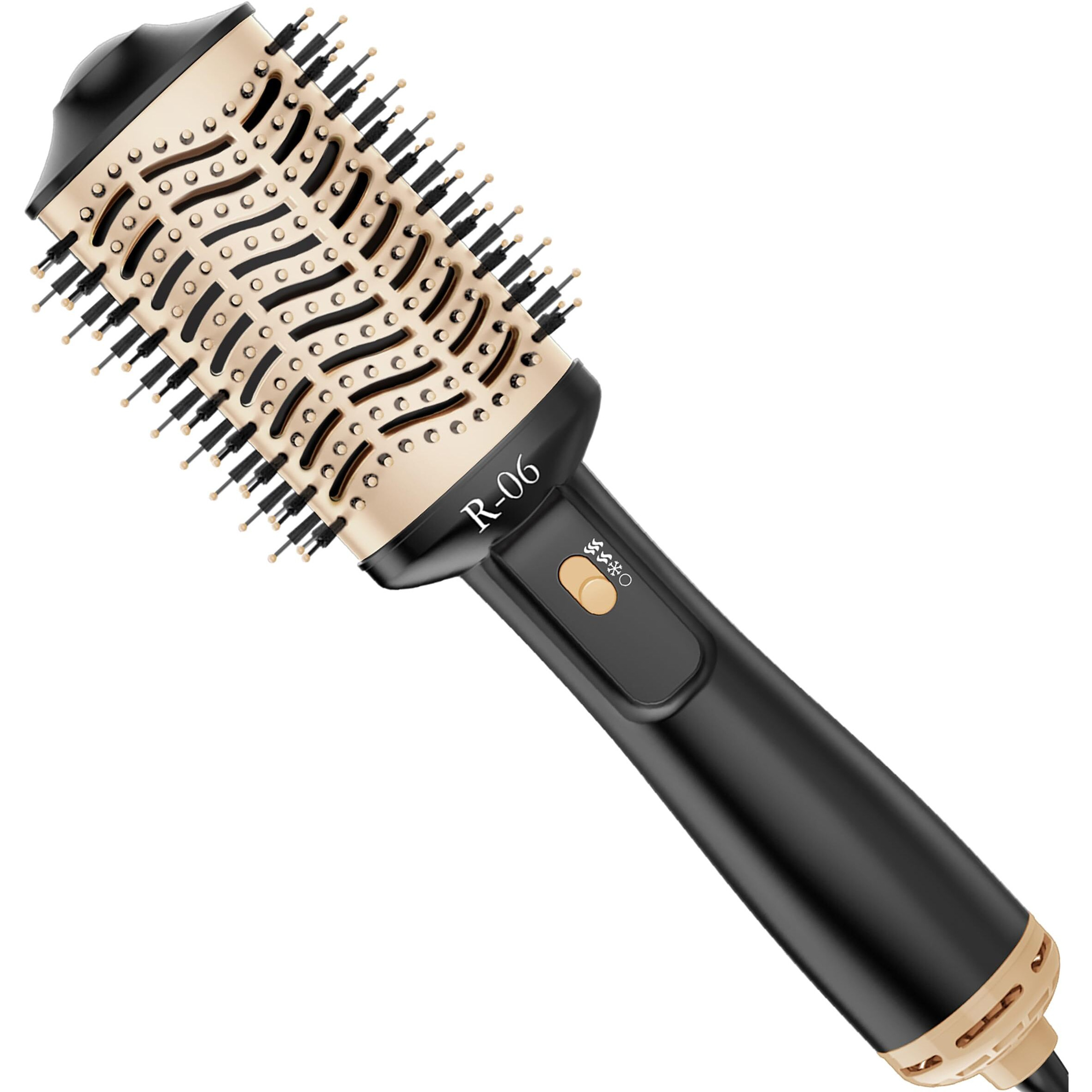 Hair Dryer Brush Blow Dryer Brush In One, 4 In 1 Hair Dryer And Styler Volumizer With Oval Barrel, Professional Salon Hot Air Brush For All Hair Types