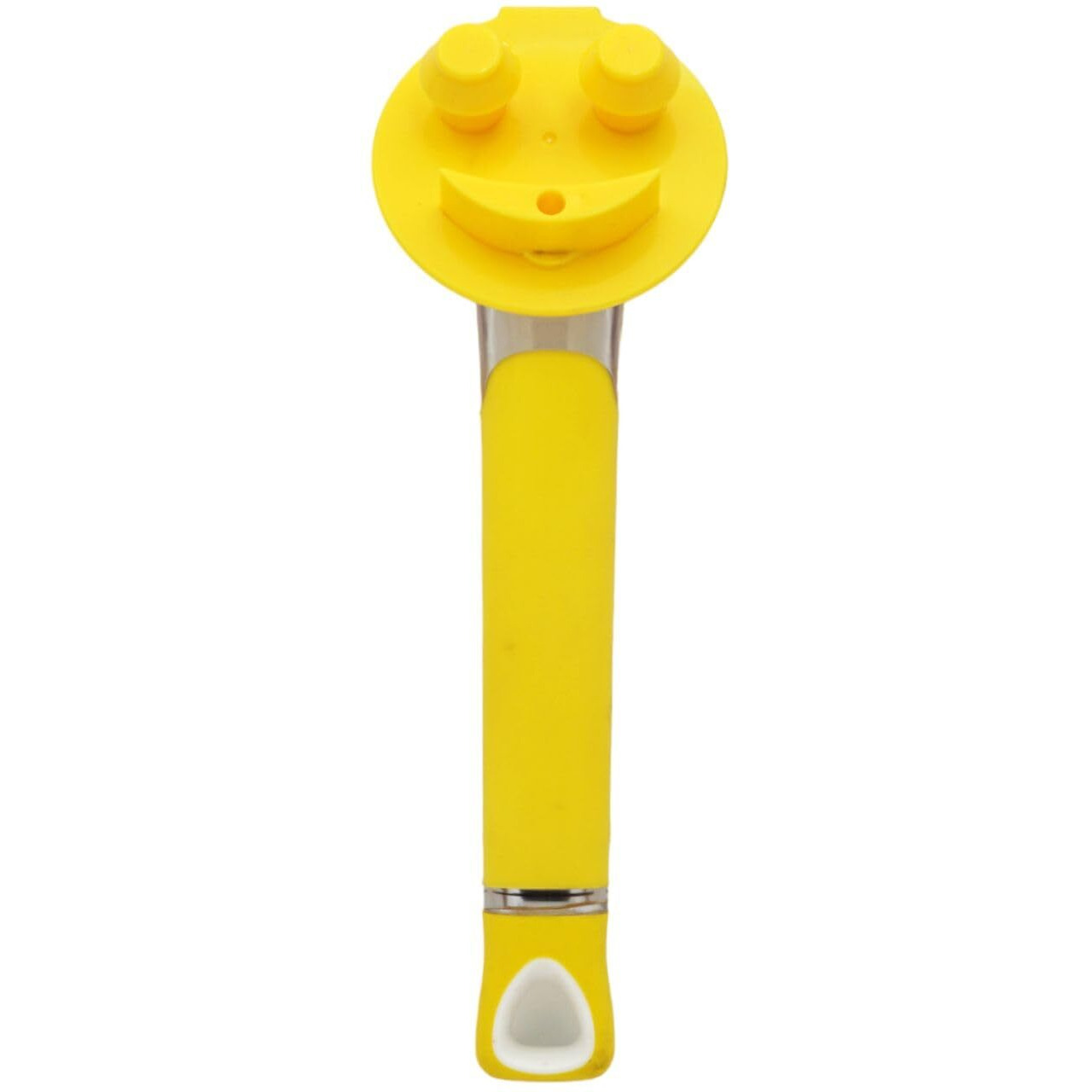 The Original Smiling Sponge Handle Soap Dispensing Handle By Smilyeez - Dishwand For Scrub Daddy Sponge (Yellow) Dish Wand