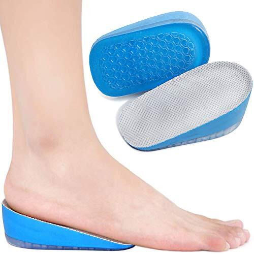 Ailaka Gel Height Increase Insoles, Shock Absorption Heel Cushion Pads, Height Lift Shoes Inserts For Men & Women