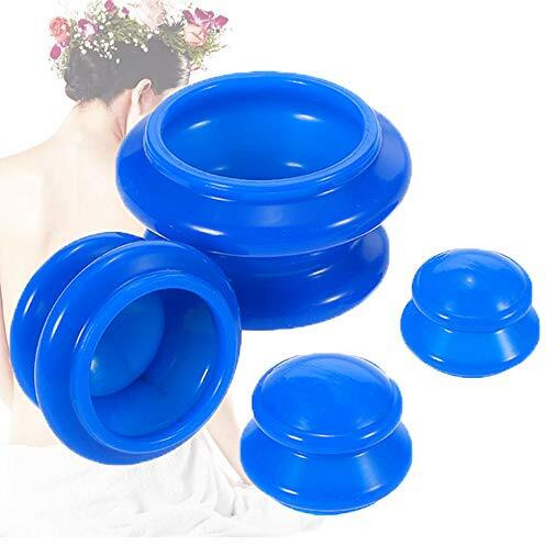 4 Size Cupping Therapy Sets Silicone - Cupping Therapy Professional Studio And Home Use Cupping Set, Stronger Suction Best For Myofascial Massage, Muscle, Nerve, Joint Pain