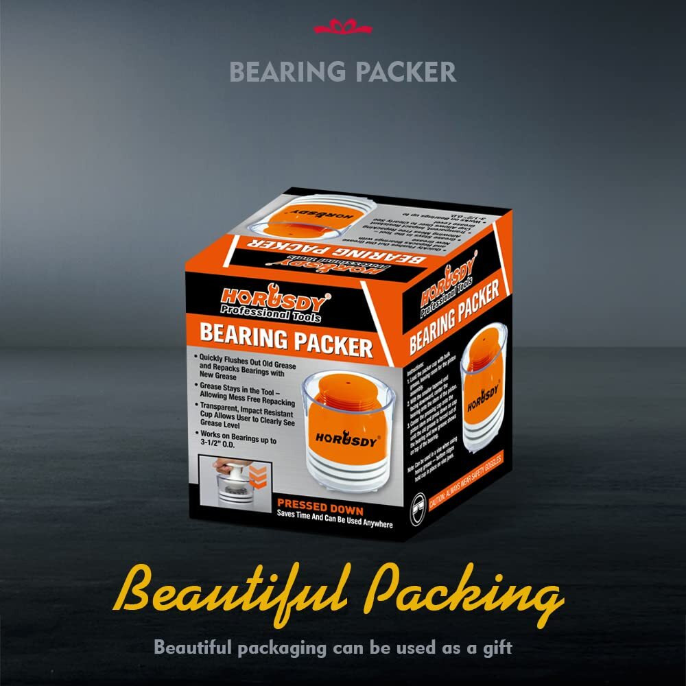 Horusdy Handy Packer Bearing Packer, Wheel Bearing Packer Tool