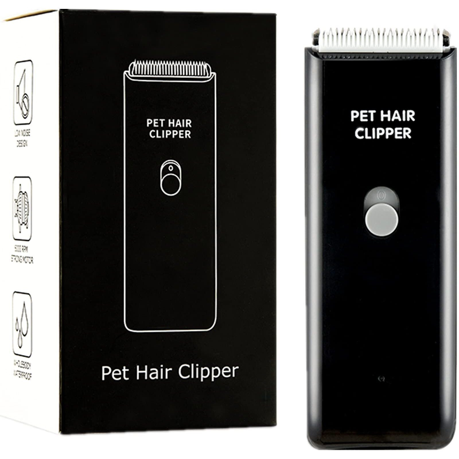 Dog Cat Home Hair Waterproof Clipper Portable Electric Usb Rechargeable Pet Grooming Tools Low Noise Shaver Cordless Trimmer For Small And Large Pets