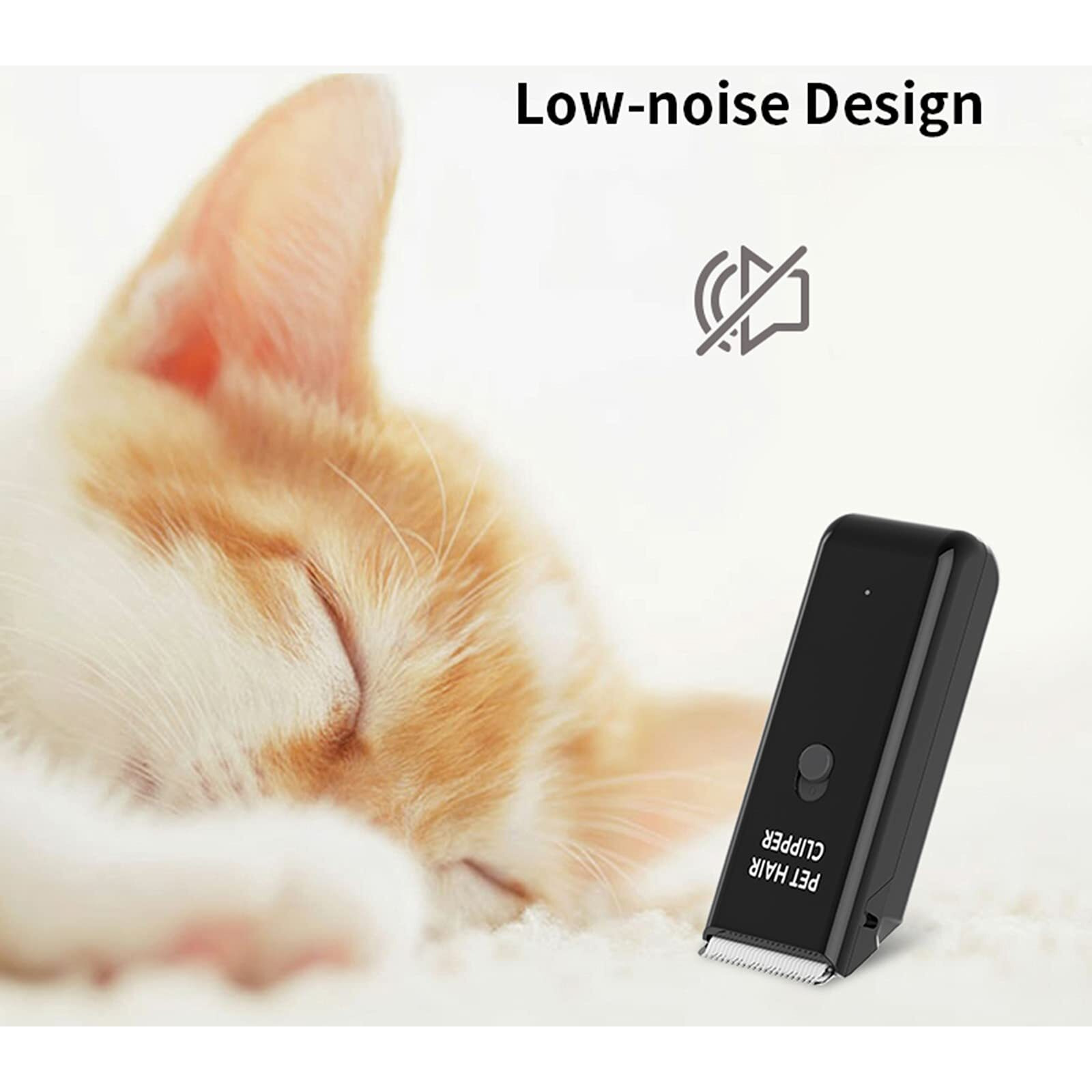 Dog Cat Home Hair Waterproof Clipper Portable Electric Usb Rechargeable Pet Grooming Tools Low Noise Shaver Cordless Trimmer For Small And Large Pets