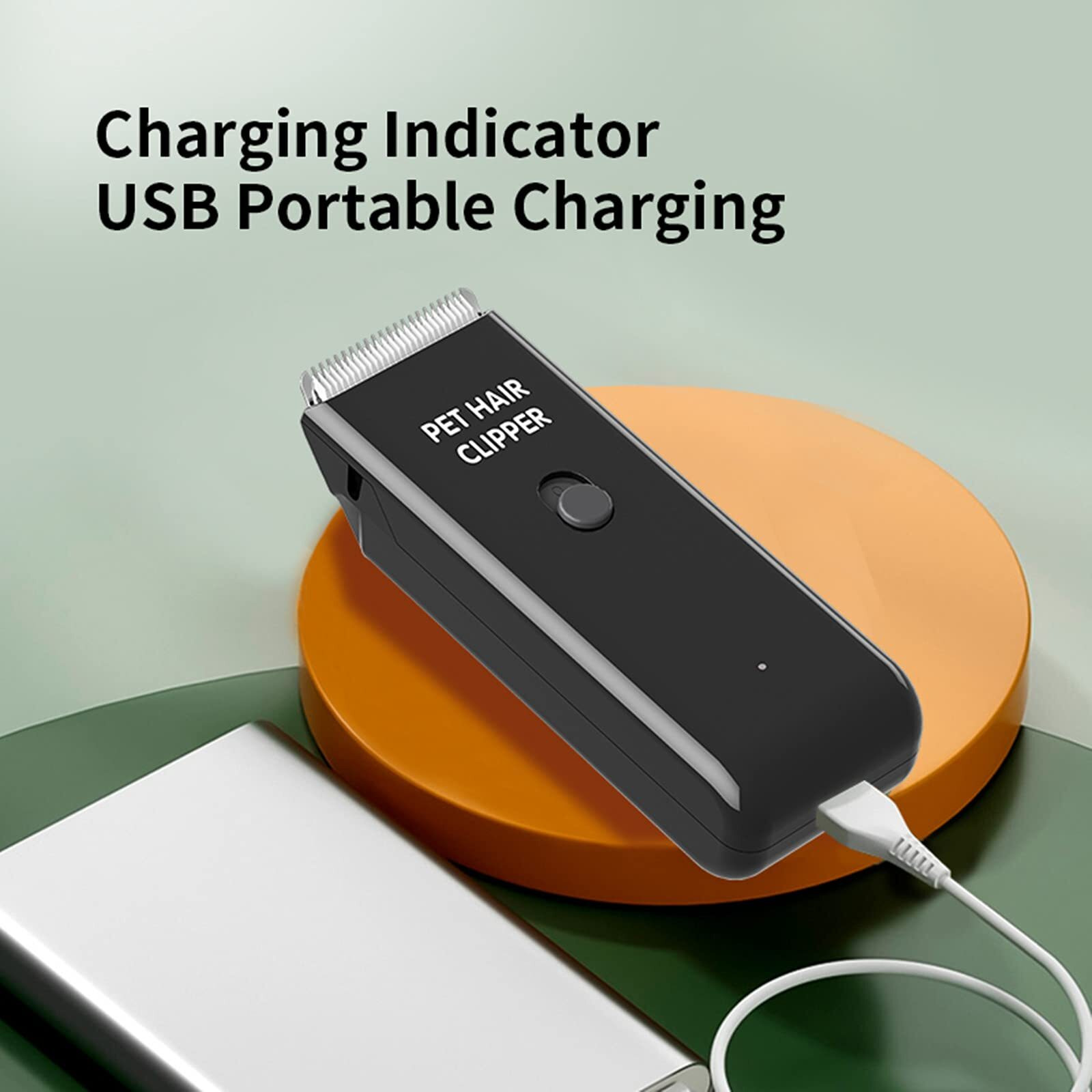 Dog Cat Home Hair Waterproof Clipper Portable Electric Usb Rechargeable Pet Grooming Tools Low Noise Shaver Cordless Trimmer For Small And Large Pets