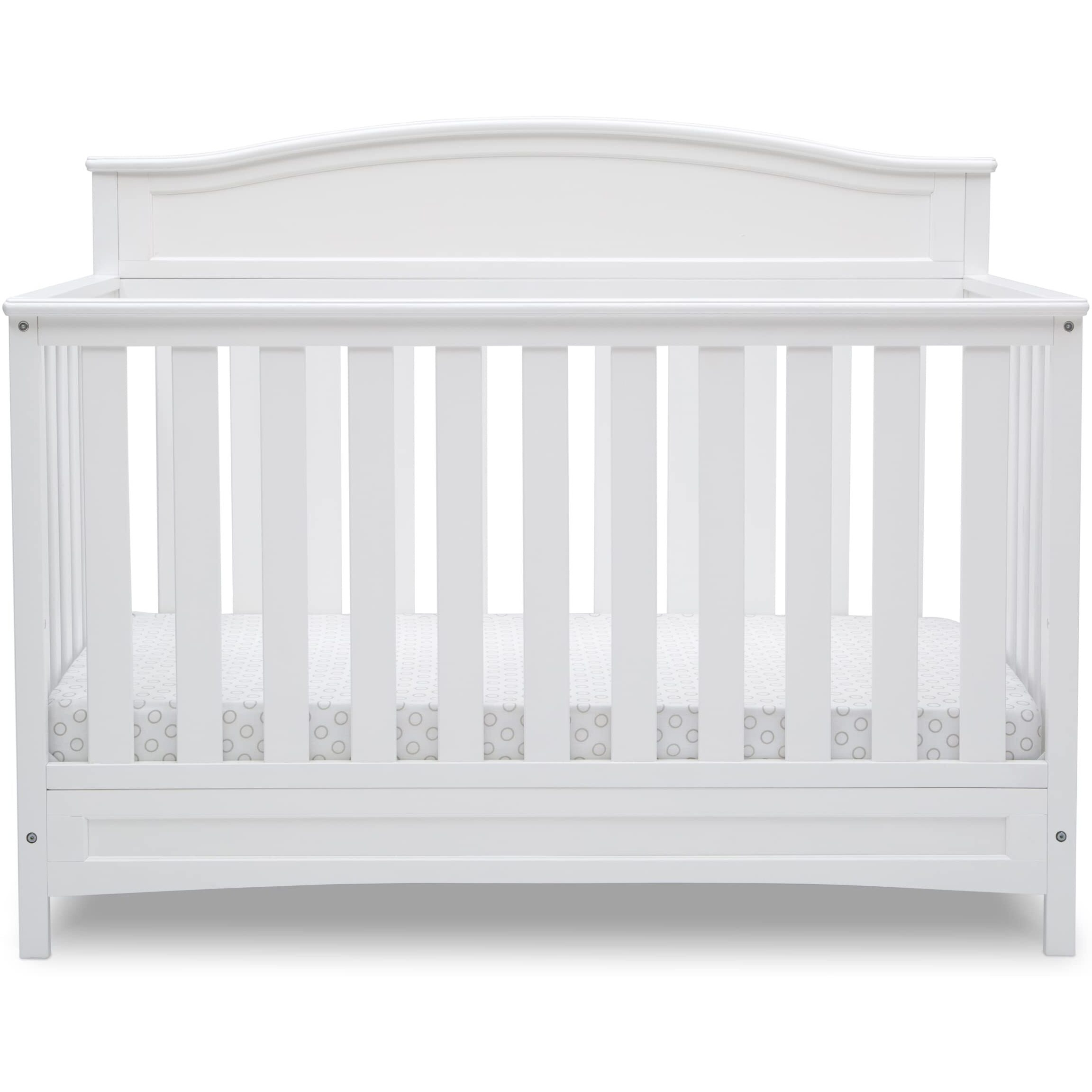 Delta Children Emery 4-In-1 Convertible Baby Crib - Greenguard Gold Certified, White