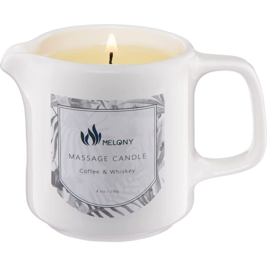 Melony Massage Oil Candles For Home Spa (Coffee & Whiskey)